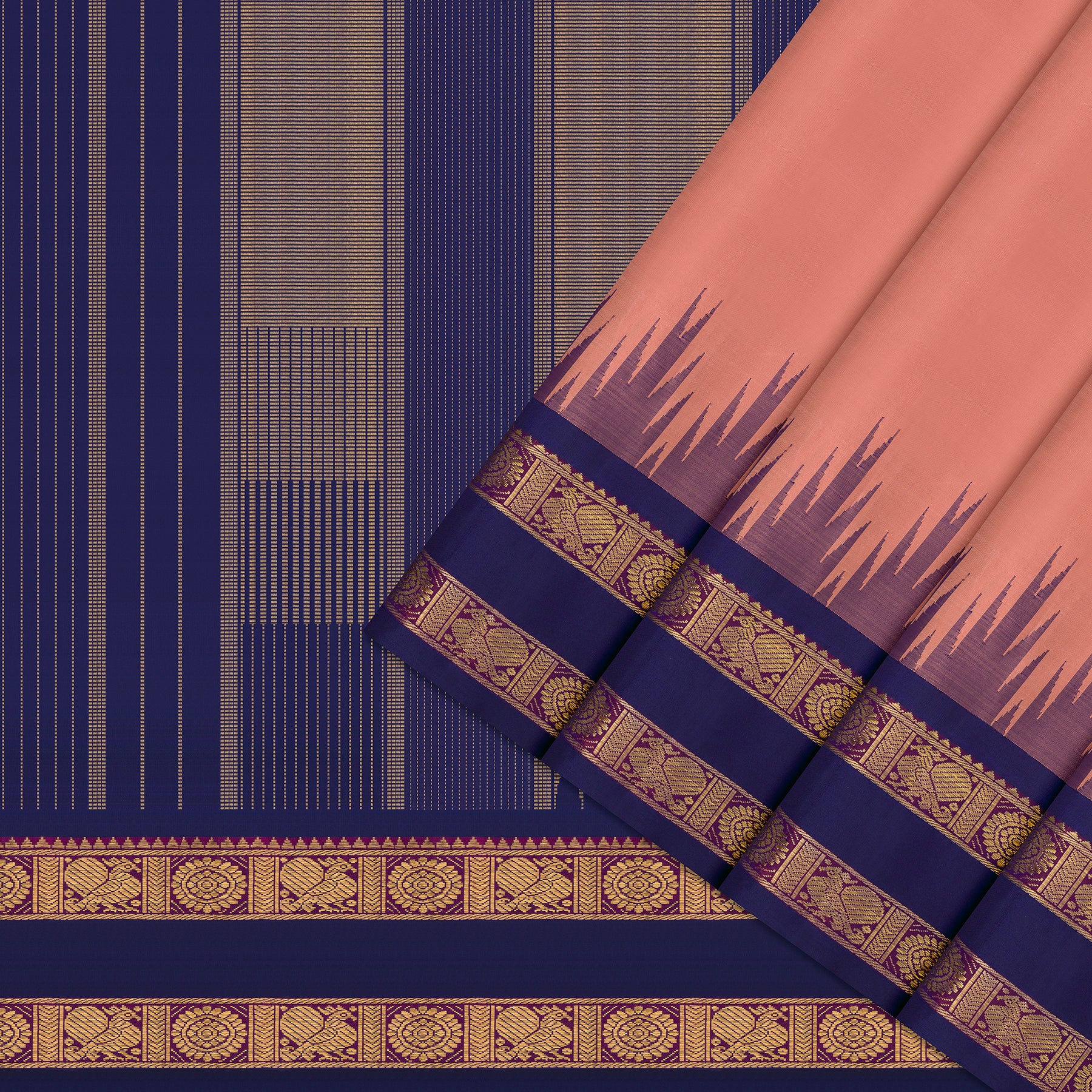 Kanakavalli Kanjivaram Silk Sari 25-599-HS001-10075 - Cover View