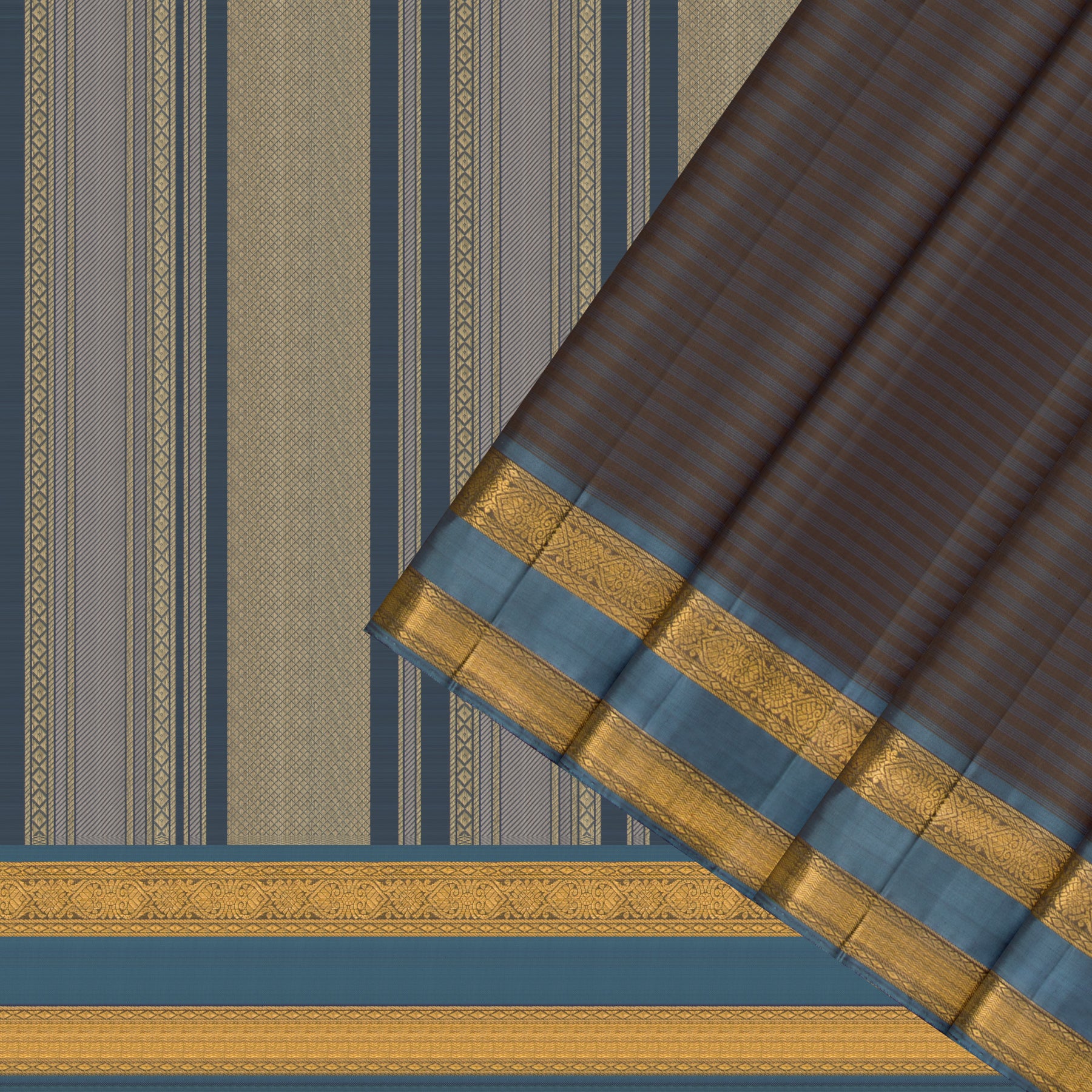 Kanakavalli Kanjivaram Silk Sari 25-599-HS001-10080 - Cover View