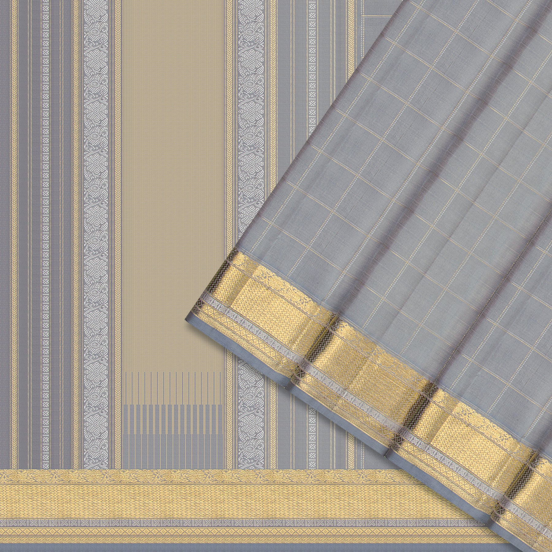 Kanakavalli Kanjivaram Silk Sari 25-599-HS001-10082 - Cover View