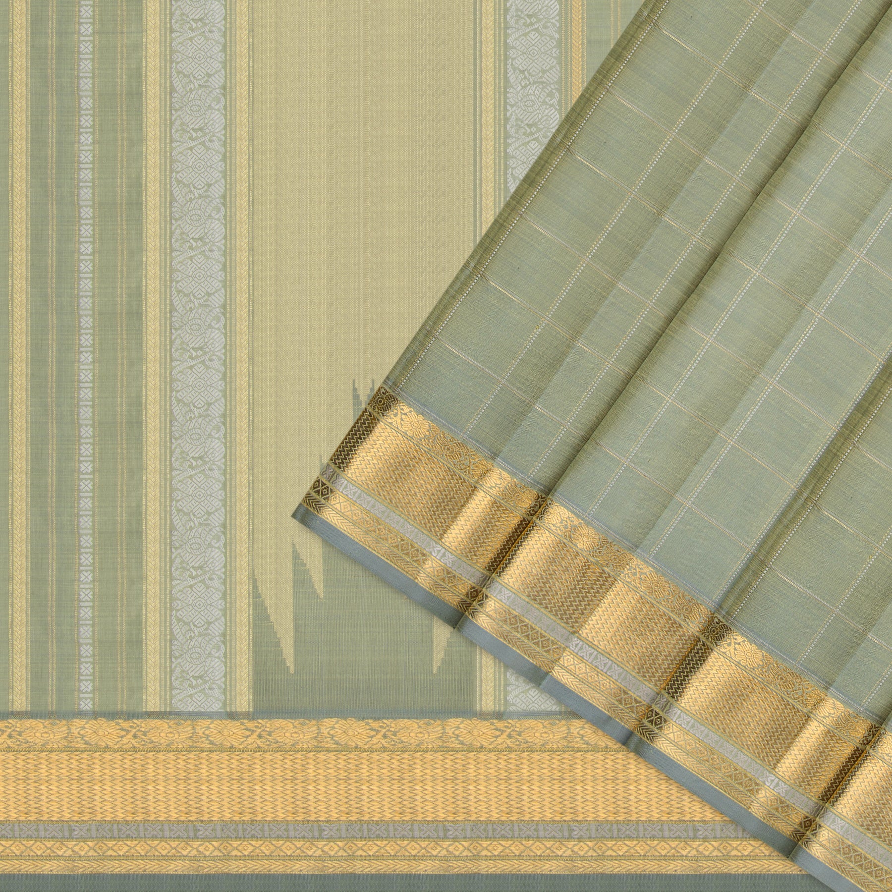 Kanakavalli Kanjivaram Silk Sari 25-599-HS001-10640 - Cover View