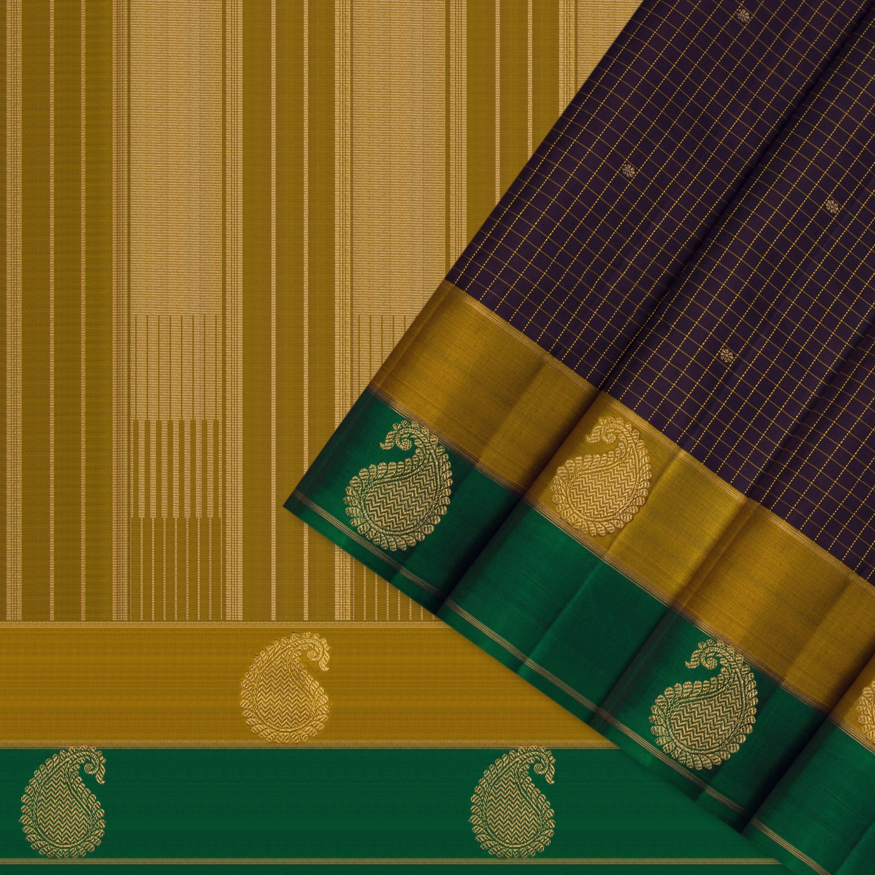 Kanakavalli Kanjivaram Silk Sari 25-599-HS001-10665 - Cover View