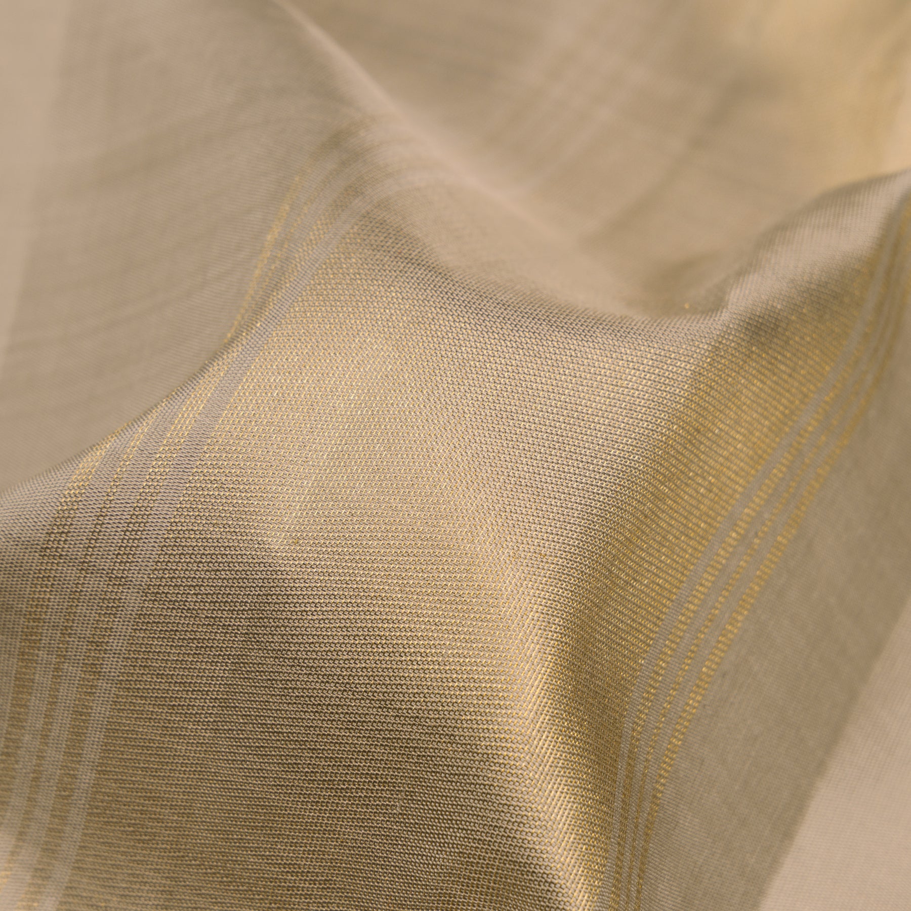 Kanakavalli Kanjivaram Silk Angavastram Set 25-611-HA001-07371 - Detailed Fabric View