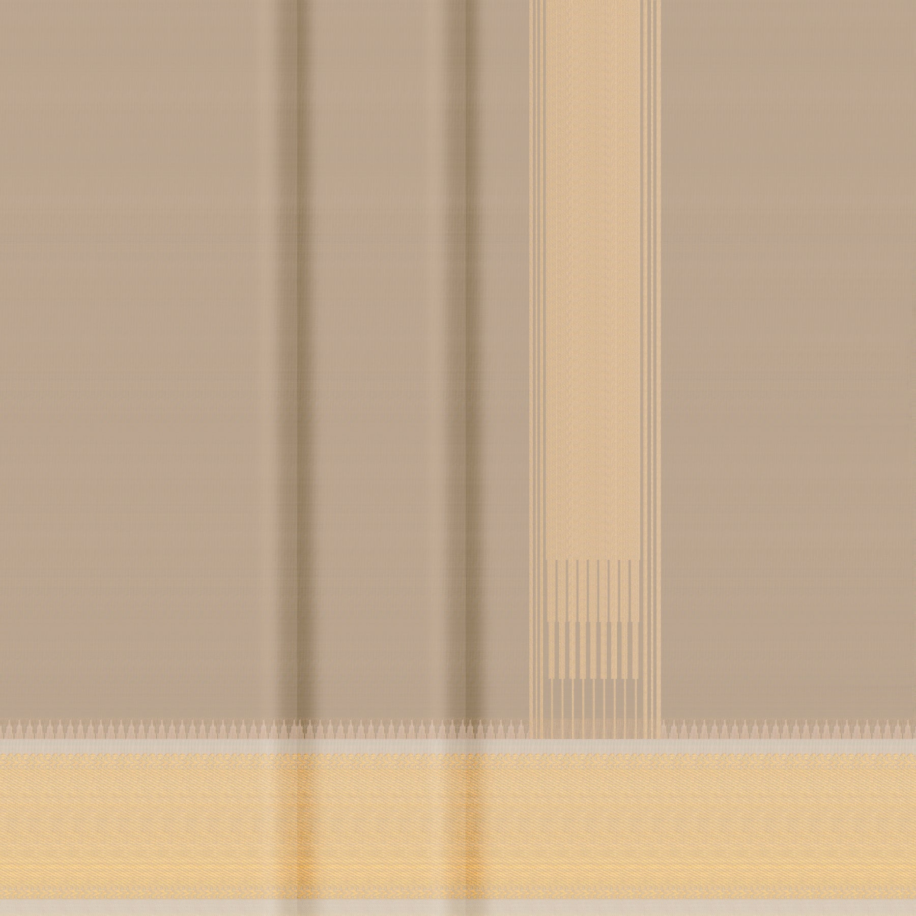 Kanakavalli Kanjivaram Silk Angavastram Set 25-611-HA001-07371 - Angavastram View