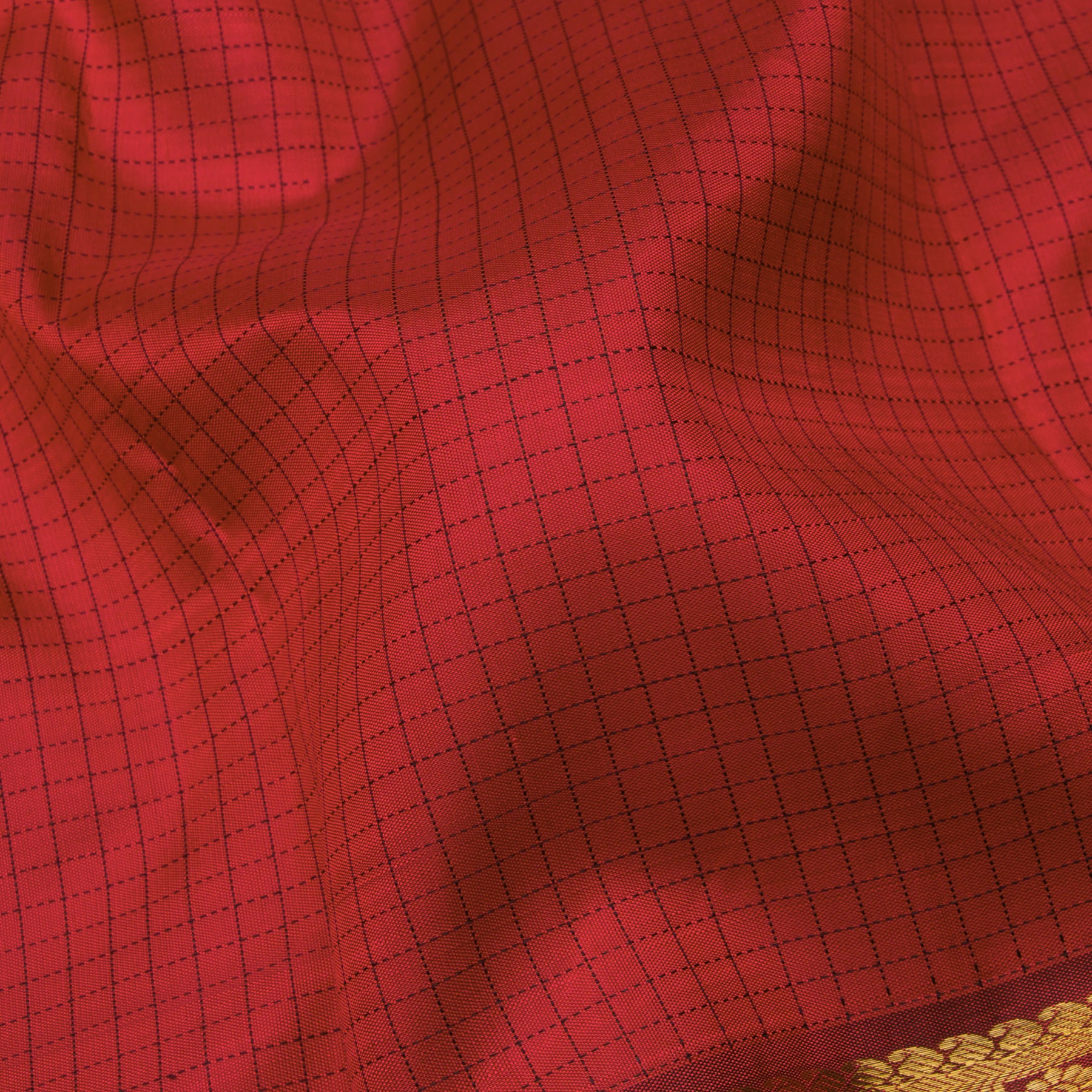 Kanakavalli Kanjivaram Silk Sari 25-611-HS001-01190 - Fabric View