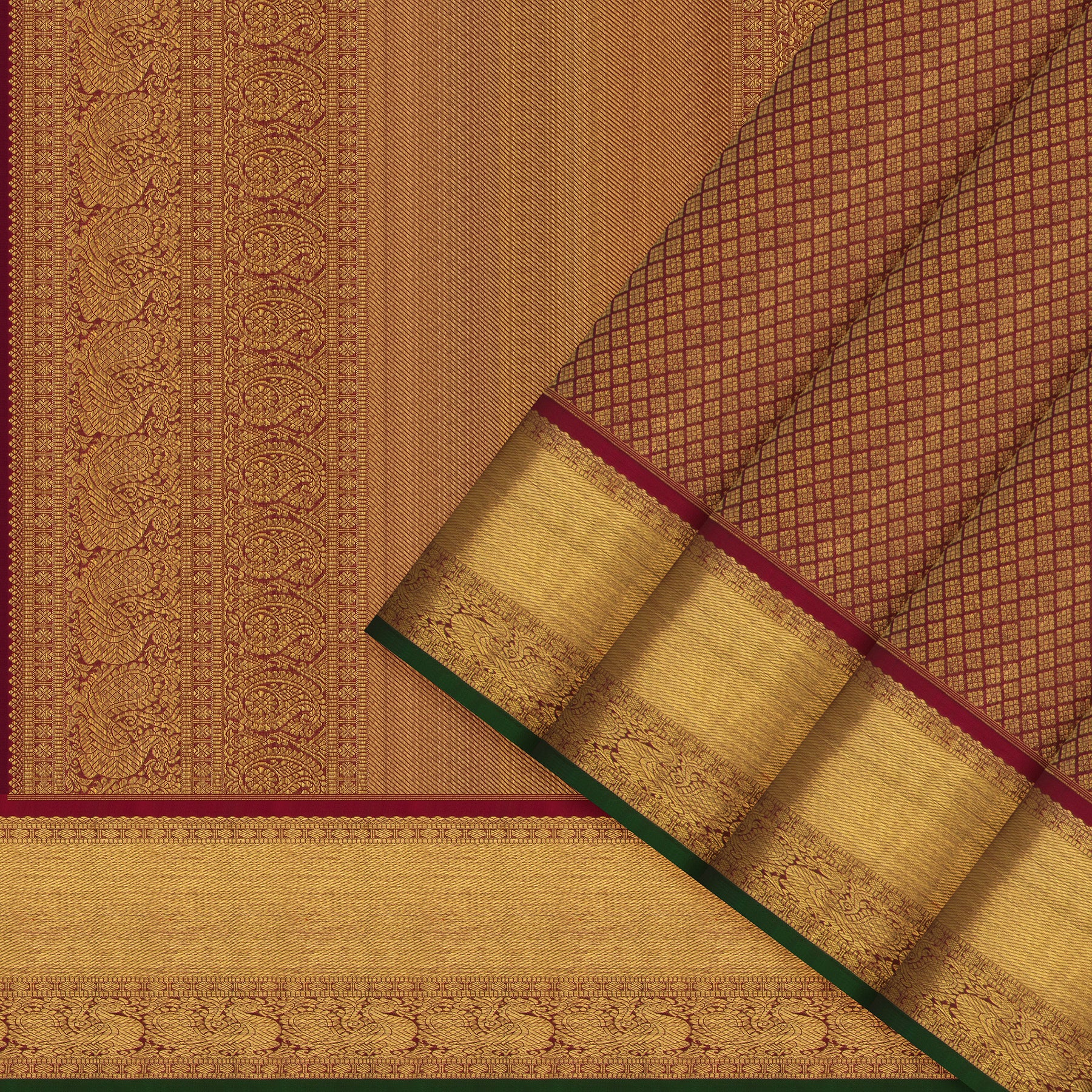 Kanakavalli Kanjivaram Silk Sari 25-611-HS001-01201 - Cover View