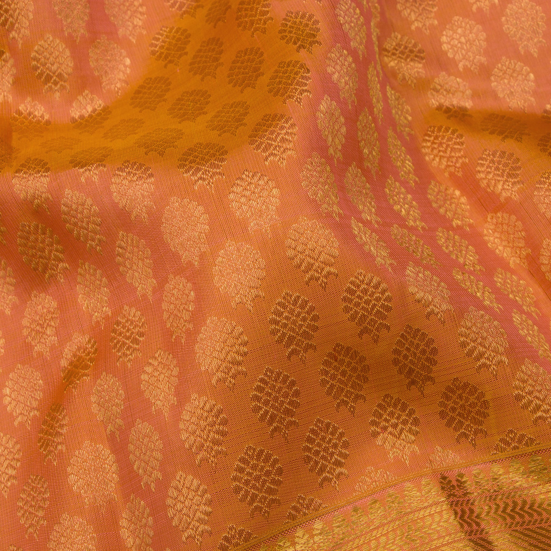 Kanakavalli Kanjivaram Silk Sari 25-611-HS001-01203 - Fabric View