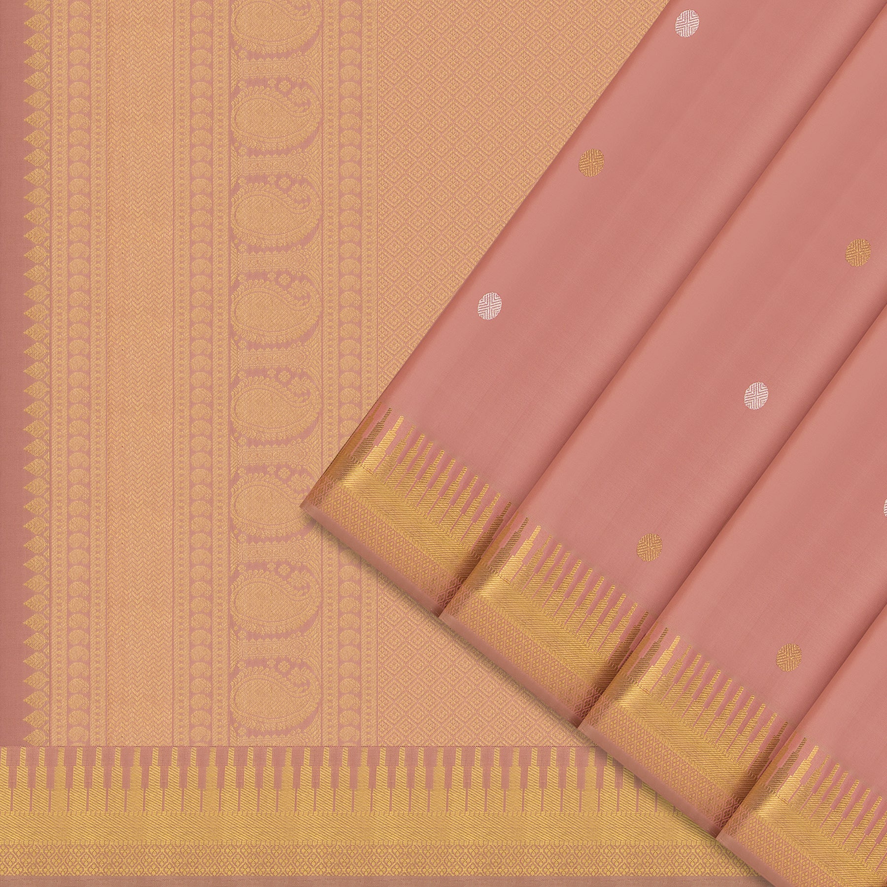 Kanakavalli Kanjivaram Silk Sari 25-611-HS001-01446 - Cover View 