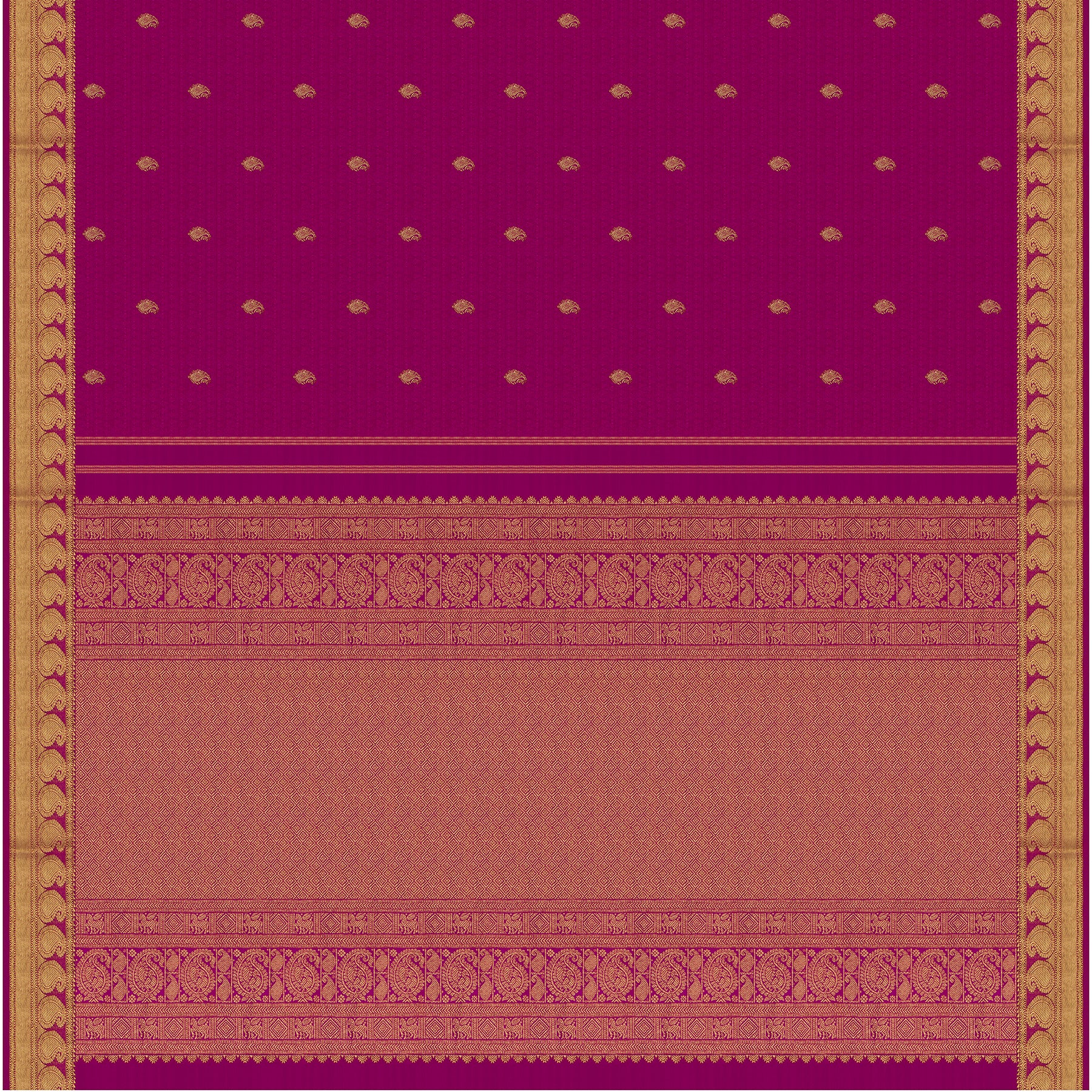 Kanakavalli Kanjivaram Silk Sari 25-611-HS001-02112 - Full View