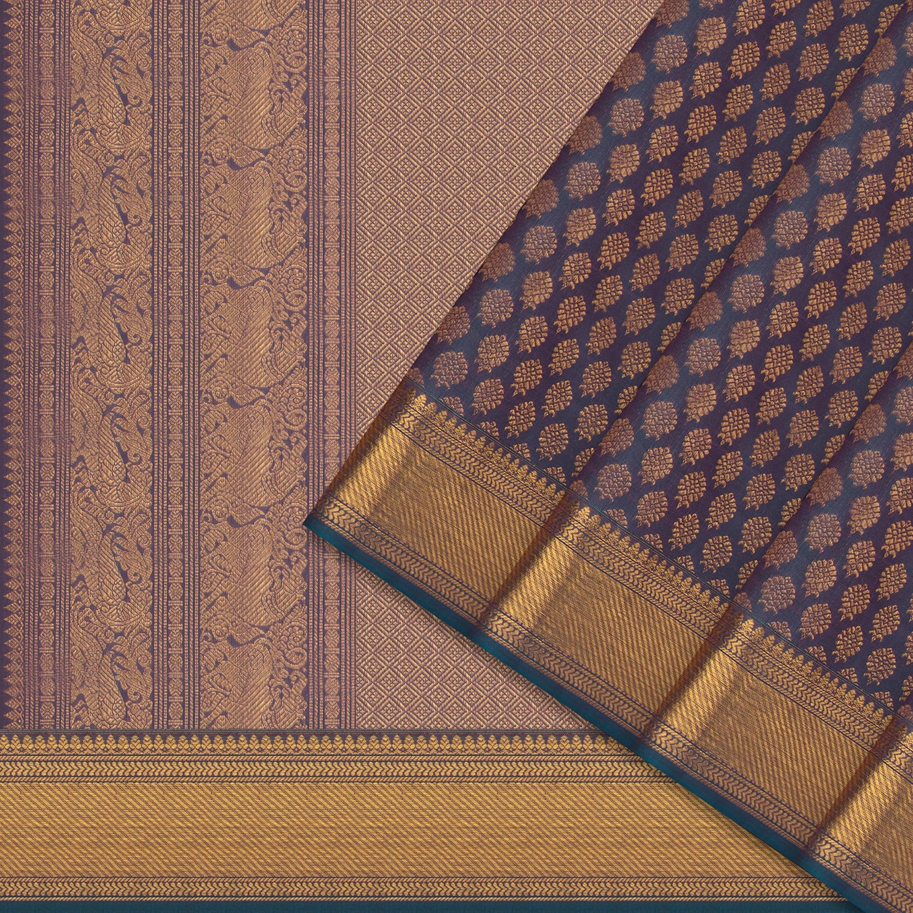 Kanakavalli Kanjivaram Silk Sari 25-611-HS001-03214 - Cover View