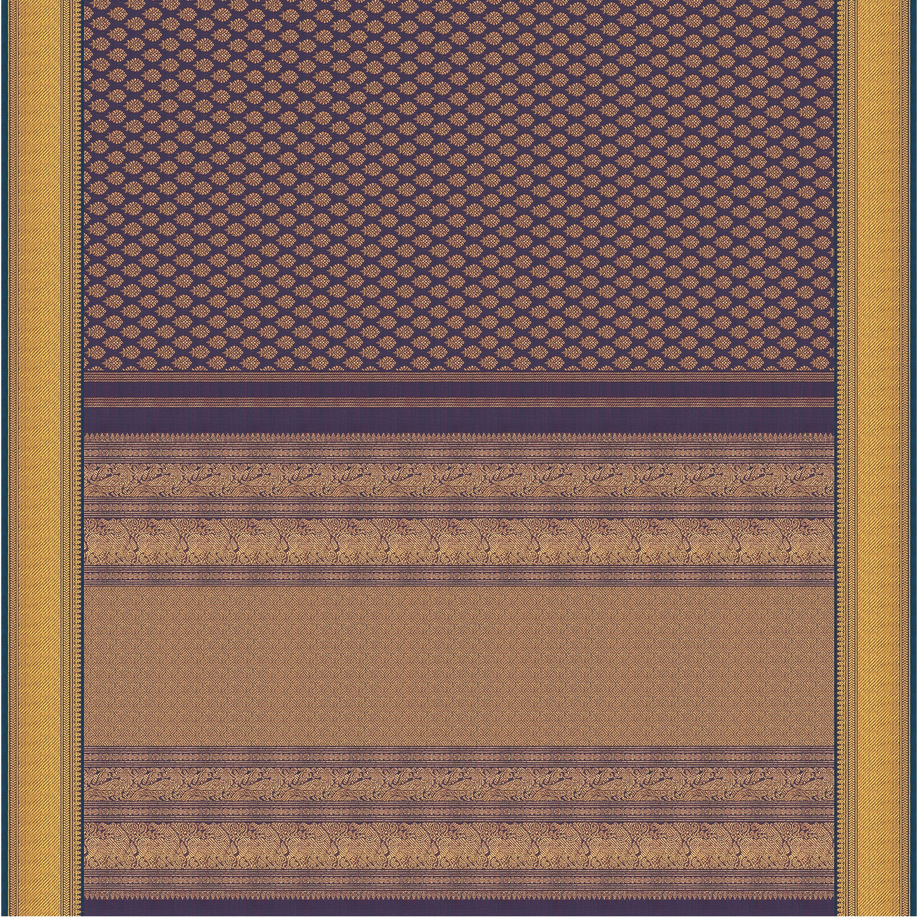Kanakavalli Kanjivaram Silk Sari 25-611-HS001-03214 - Full View