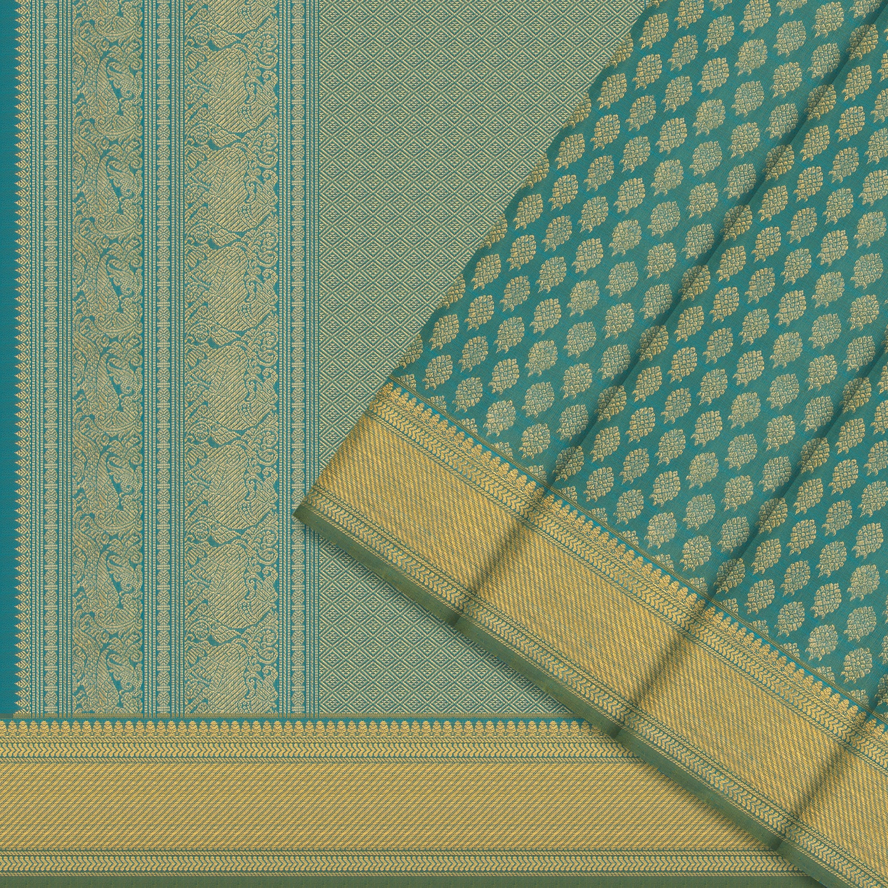 Kanakavalli Kanjivaram Silk Sari 25-611-HS001-03299 - Cover View