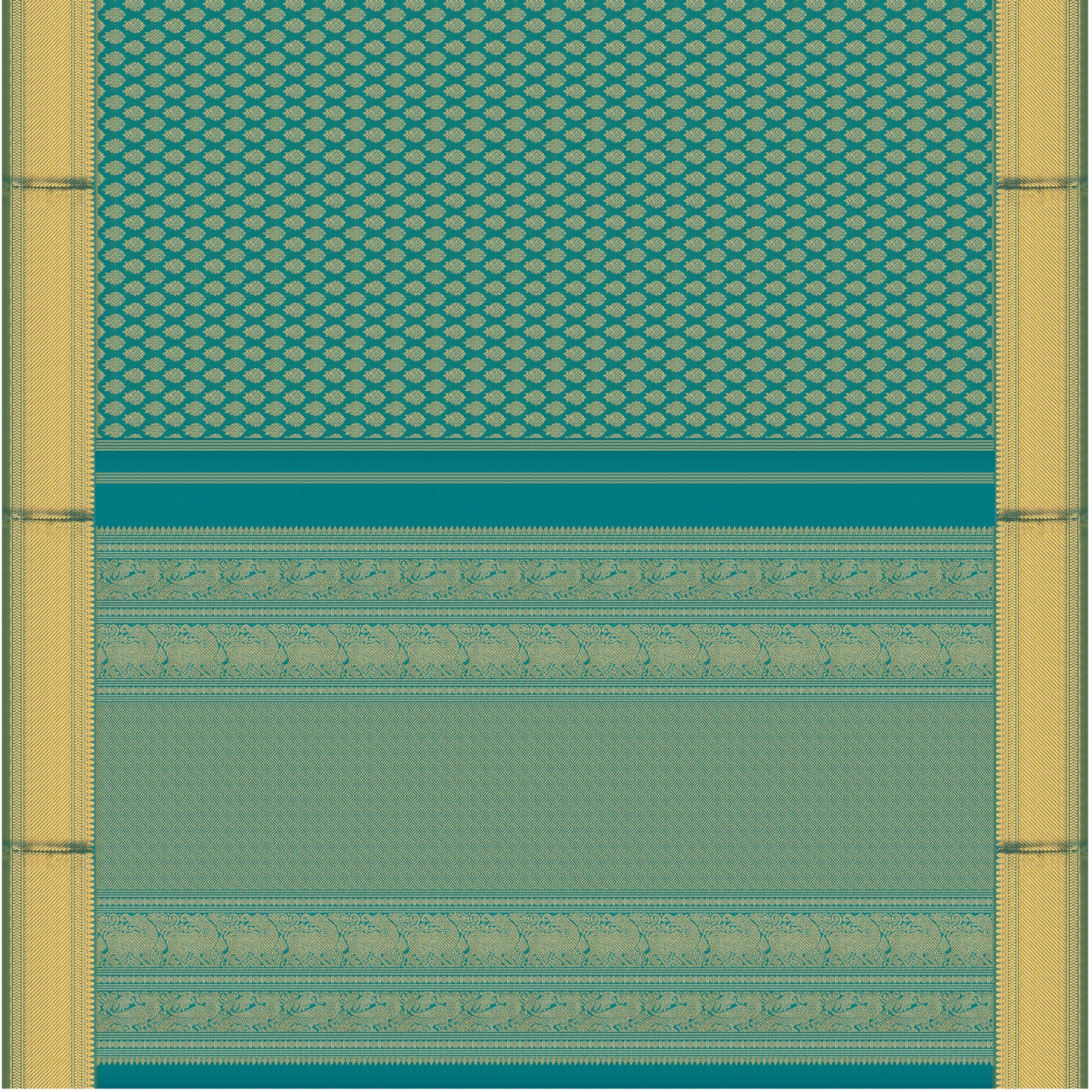 Kanakavalli Kanjivaram Silk Sari 25-611-HS001-03299 - Full View