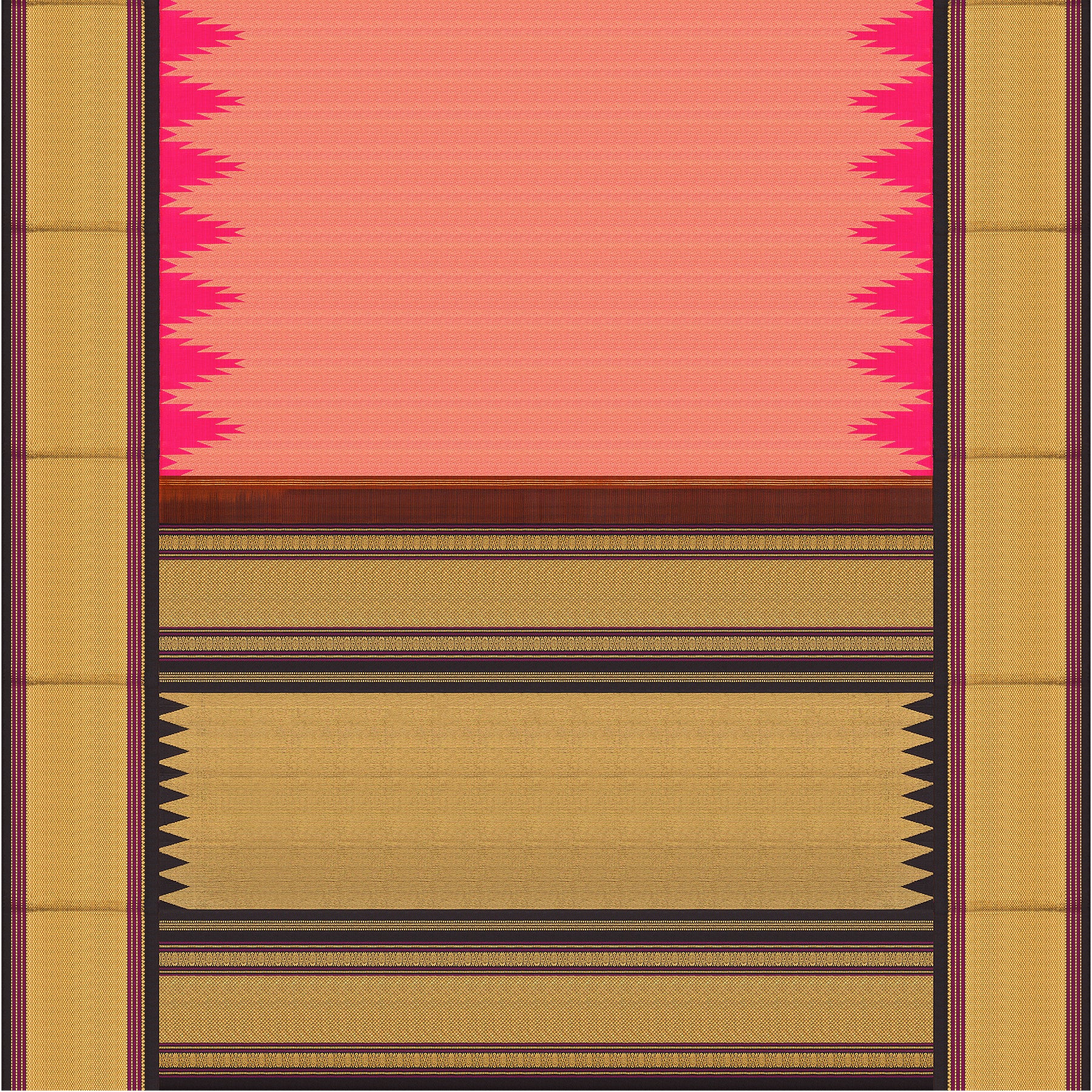 Kanakavalli Kanjivaram Silk Sari 25-611-HS001-04573 - Full View