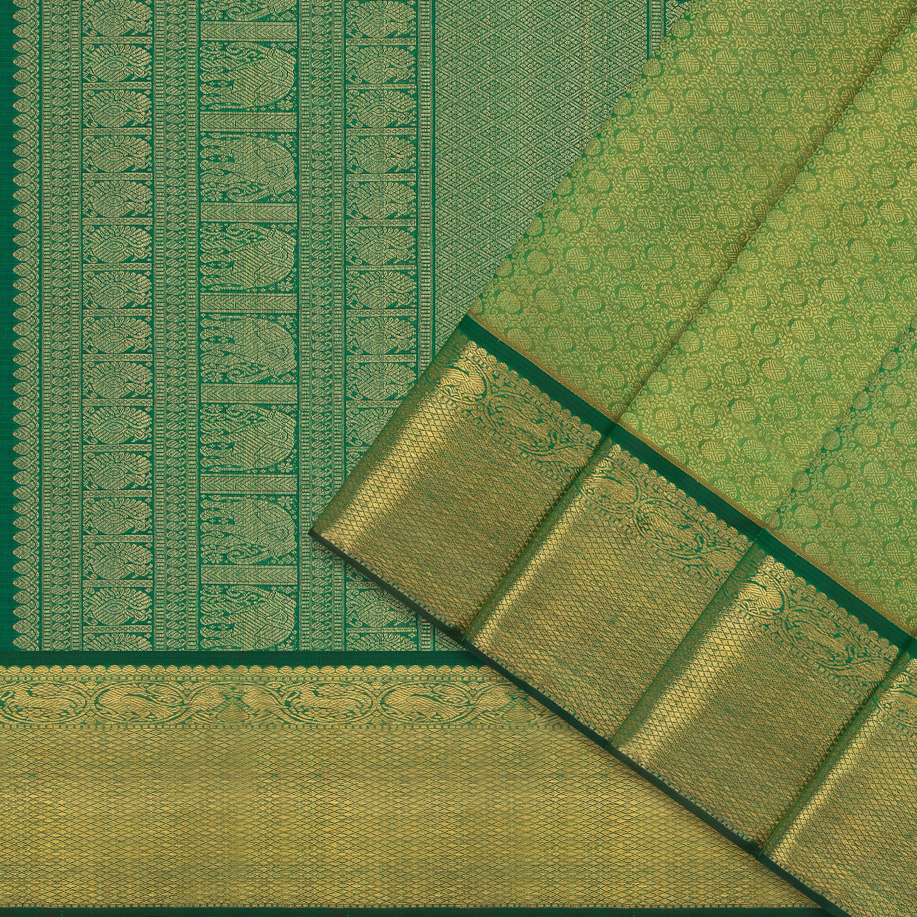 Kanakavalli Kanjivaram Silk Sari 25-611-HS001-04596 - Cover View