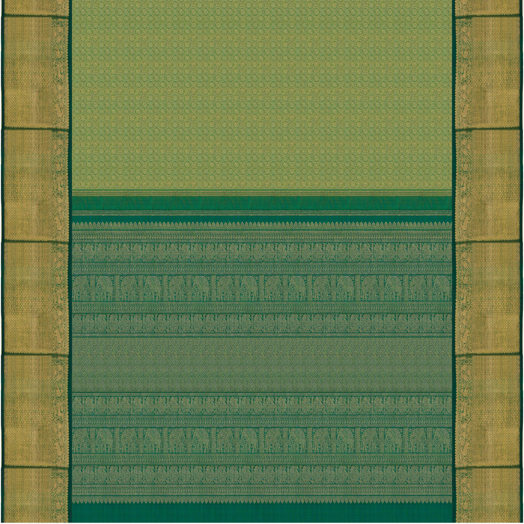 Kanakavalli Kanjivaram Silk Sari 25-611-HS001-04596 - Full View