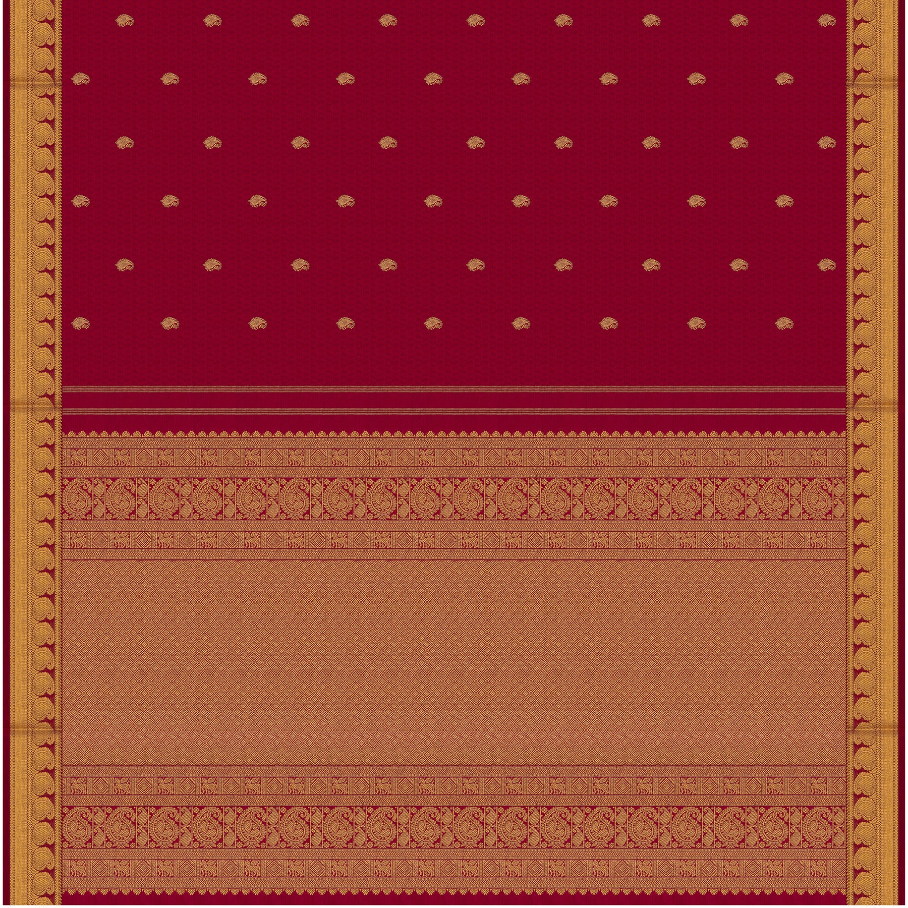 Kanakavalli Kanjivaram Silk Sari 25-611-HS001-05285 - Full View