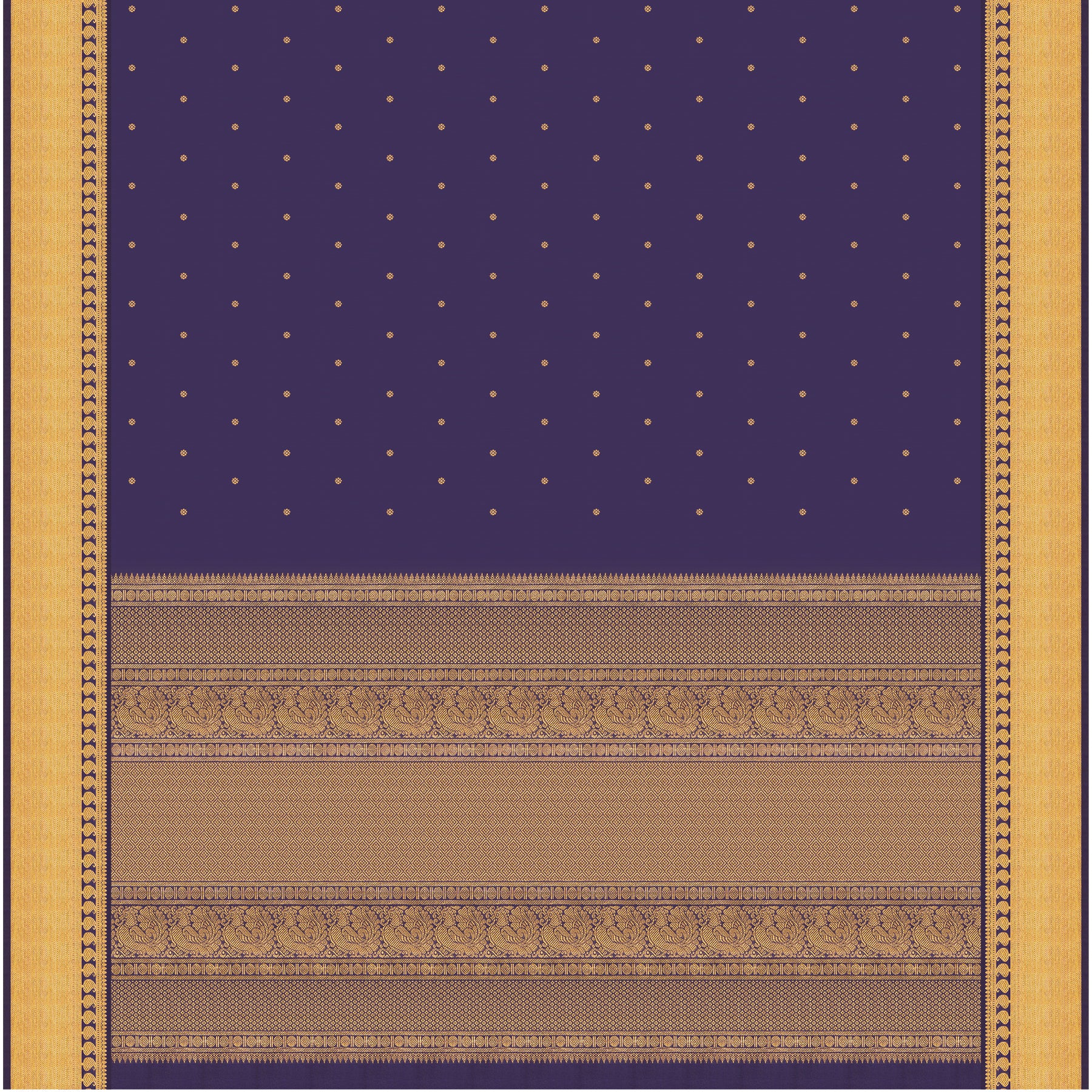 Kanakavalli Kanjivaram Silk Sari 25-611-HS001-06901 - Full View