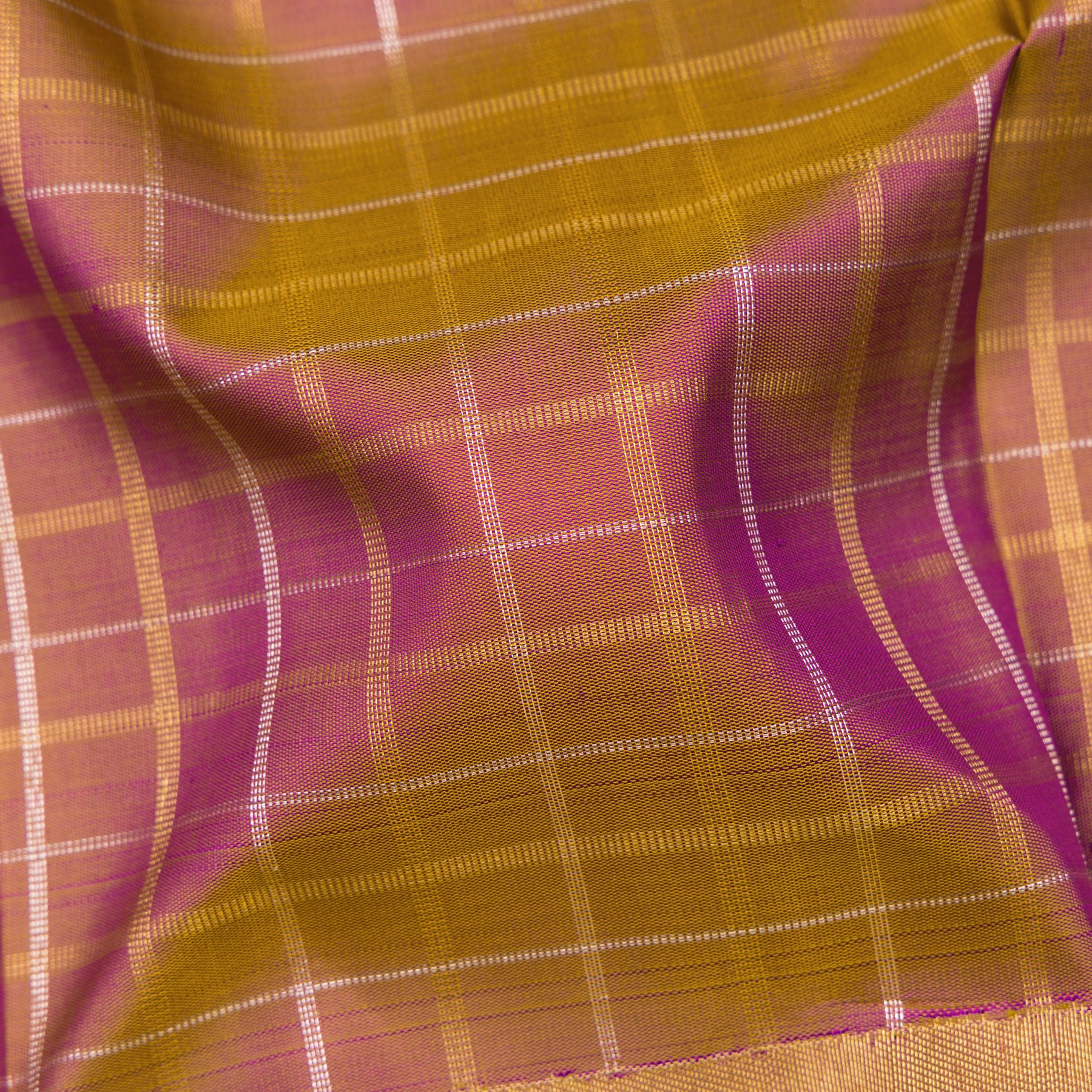 Kanakavalli Kanjivaram Silk Sari 25-611-HS001-07378 - Fabric View