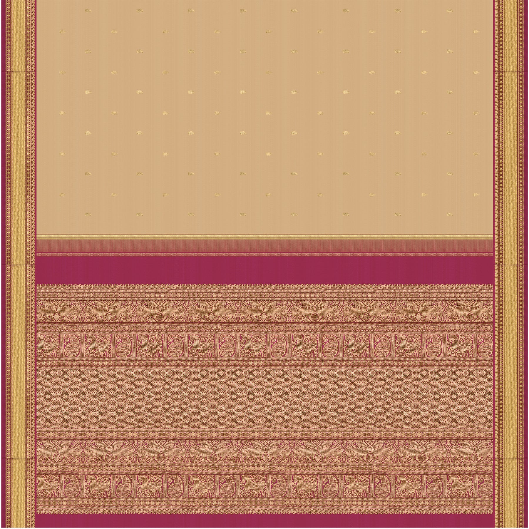 Kanakavalli Kanjivaram Silk Sari 25-611-HS001-08706 - Full View