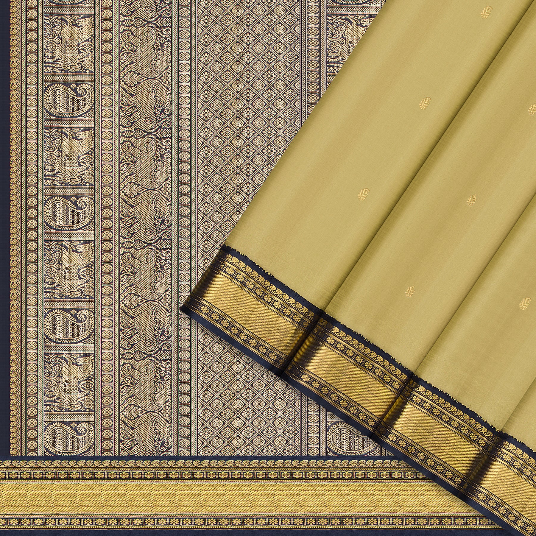 Kanakavalli Kanjivaram Silk Sari 25-611-HS001-08768 - Cover View