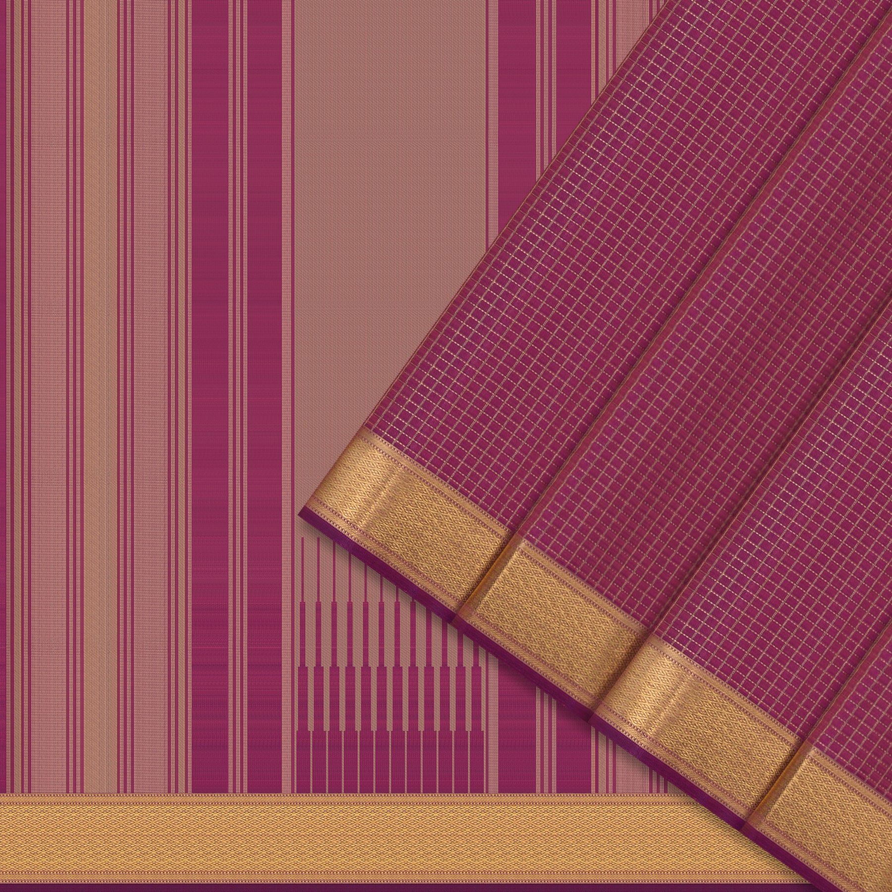 Kanakavalli Kanjivaram Silk Sari 25-611-HS001-09547 - Cover View