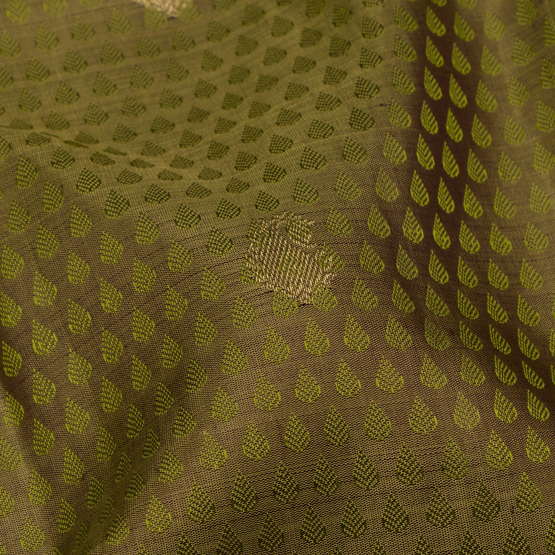 Kanakavalli Kanjivaram Silk Sari 25-611-HS001-09548 - Fabric View