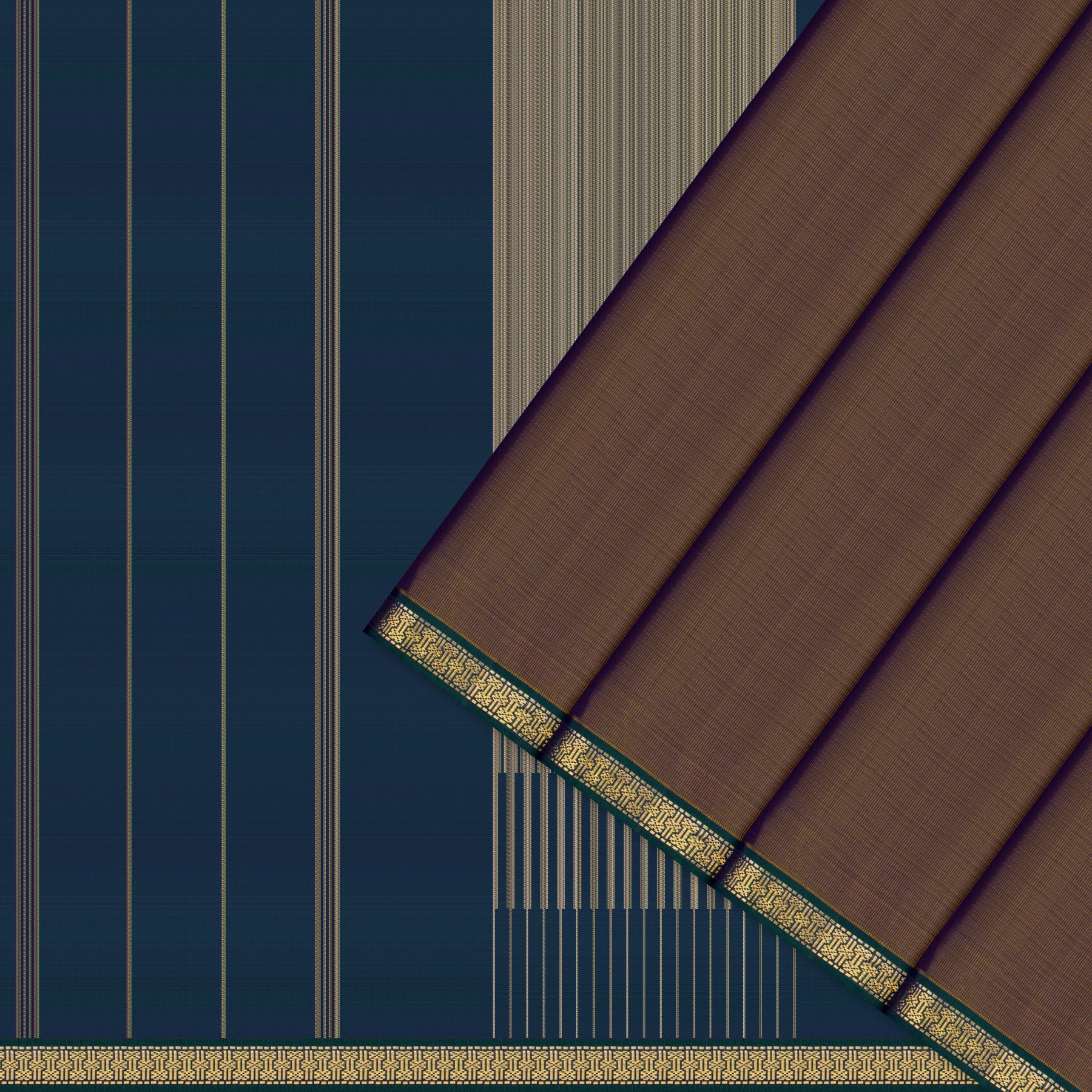 Kanakavalli Kanjivaram Silk Sari 25-611-HS001-09550 - Cover View
