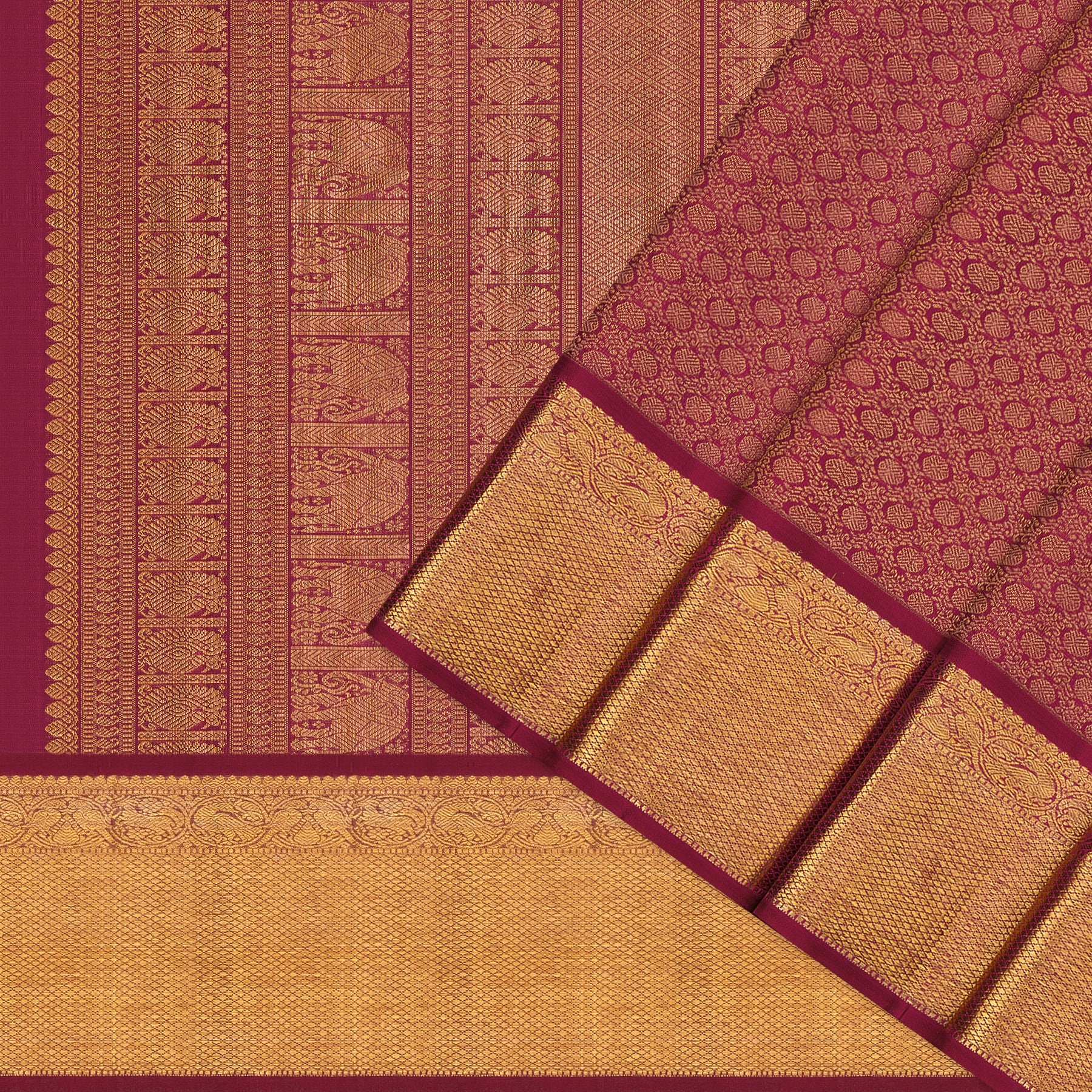 Kanakavalli Kanjivaram Silk Sari 25-611-HS001-09559 - Cover View