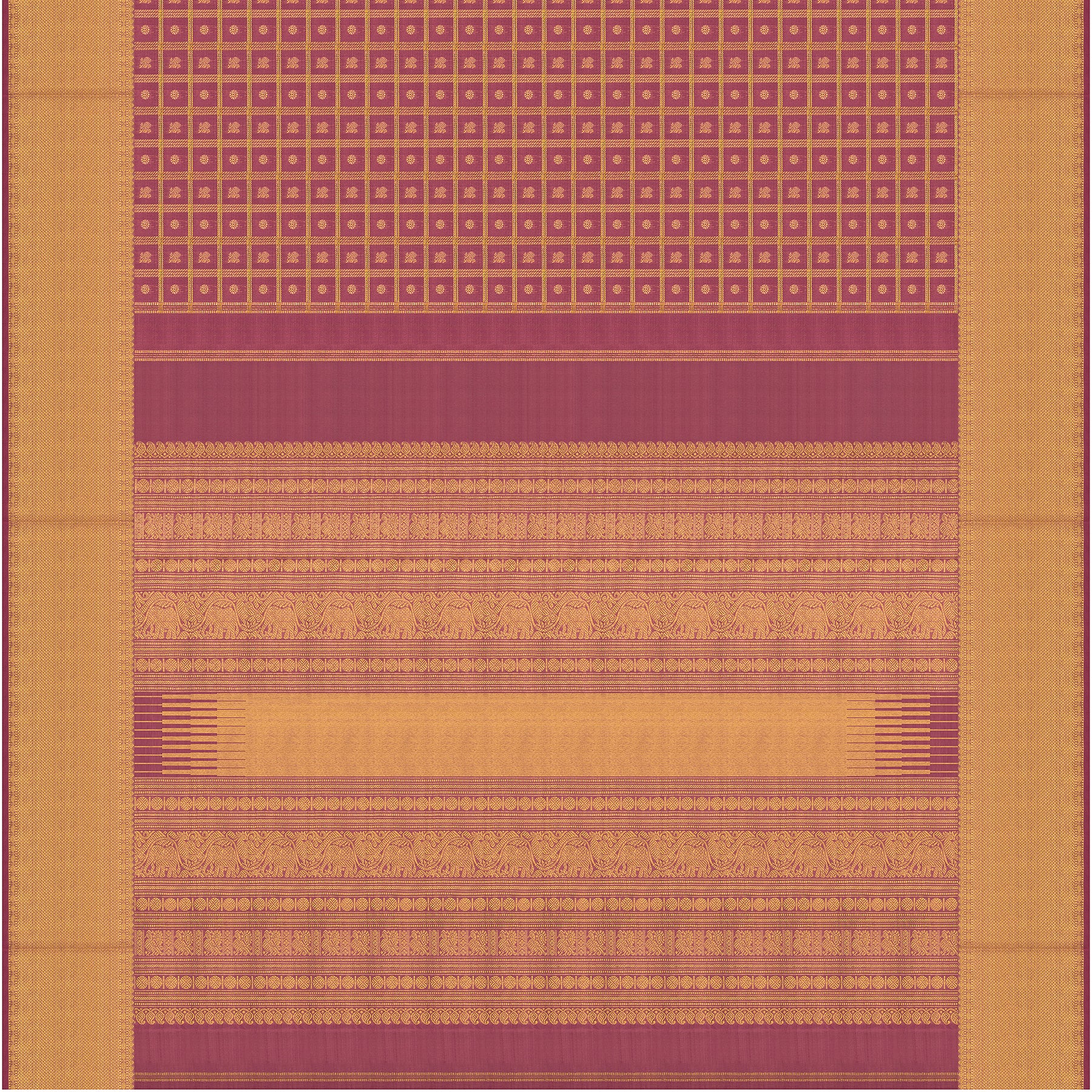 Kanakavalli Kanjivaram Silk Sari 25-611-HS001-09567 - Full View