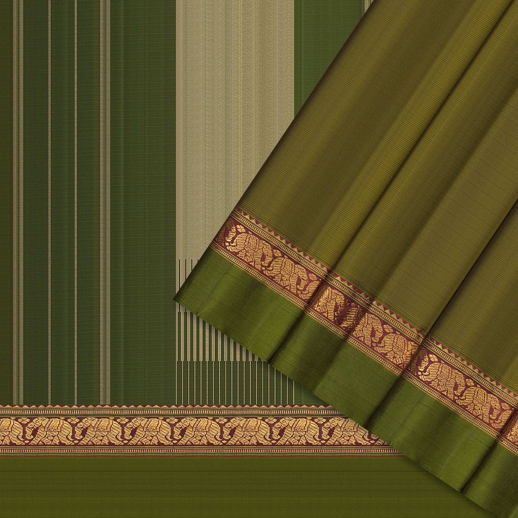 Kanakavalli Kanjivaram Silk Sari 25-611-HS001-10056 - Cover View