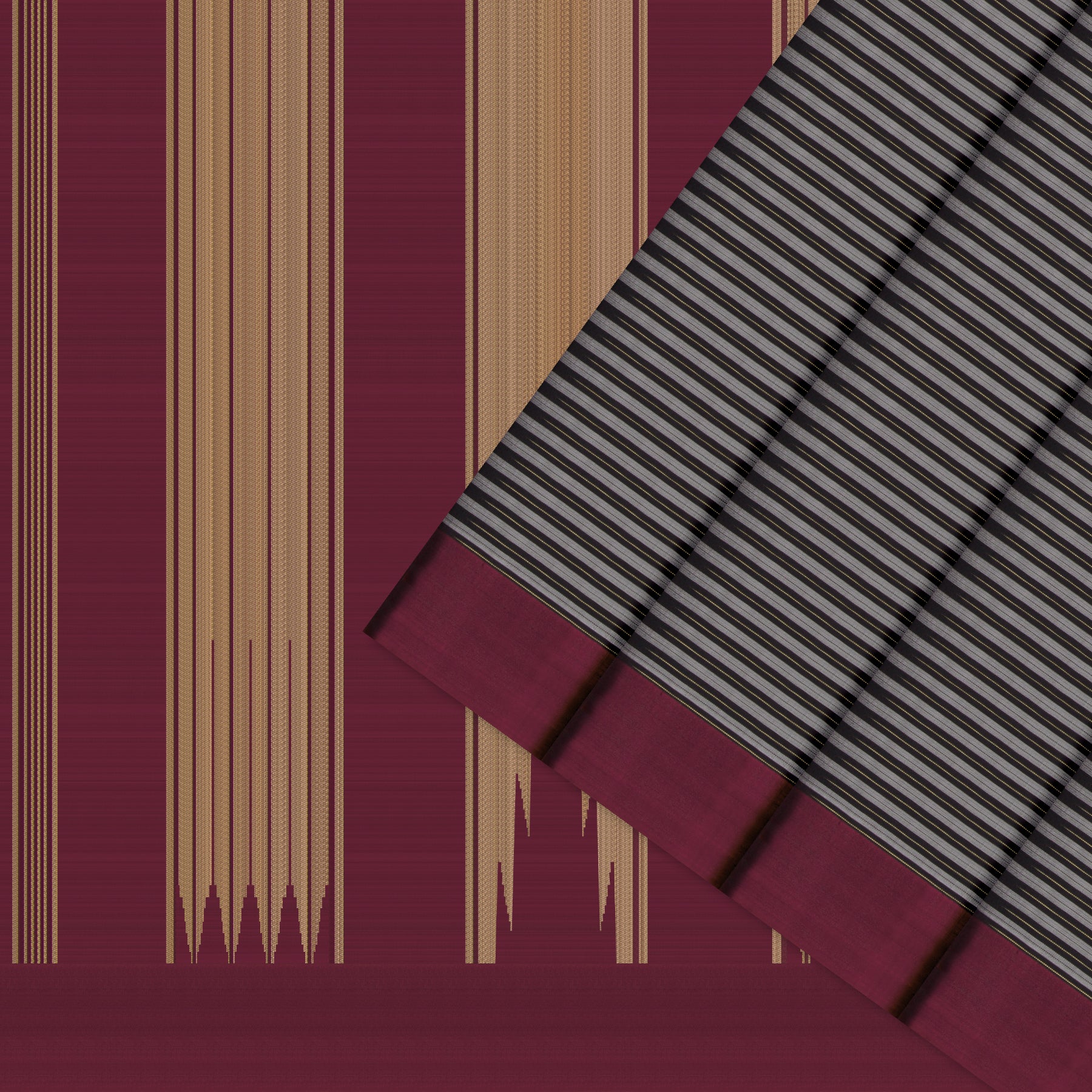 Kanakavalli Kanjivaram Silk Sari 25-611-HS001-10332 - Cover View