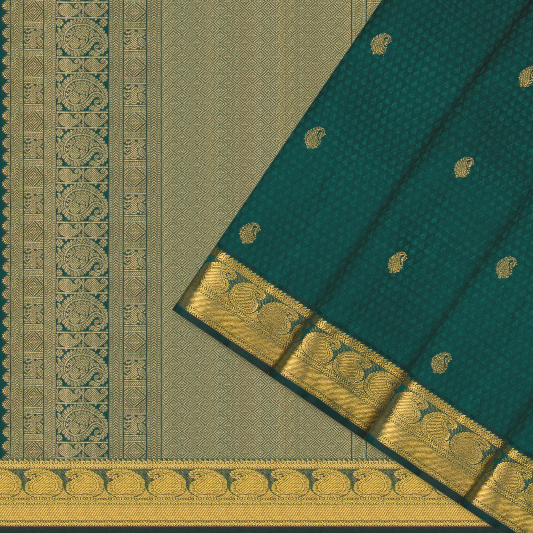 Kanakavalli Kanjivaram Silk Sari 25-611-HS001-10503 - Cover View