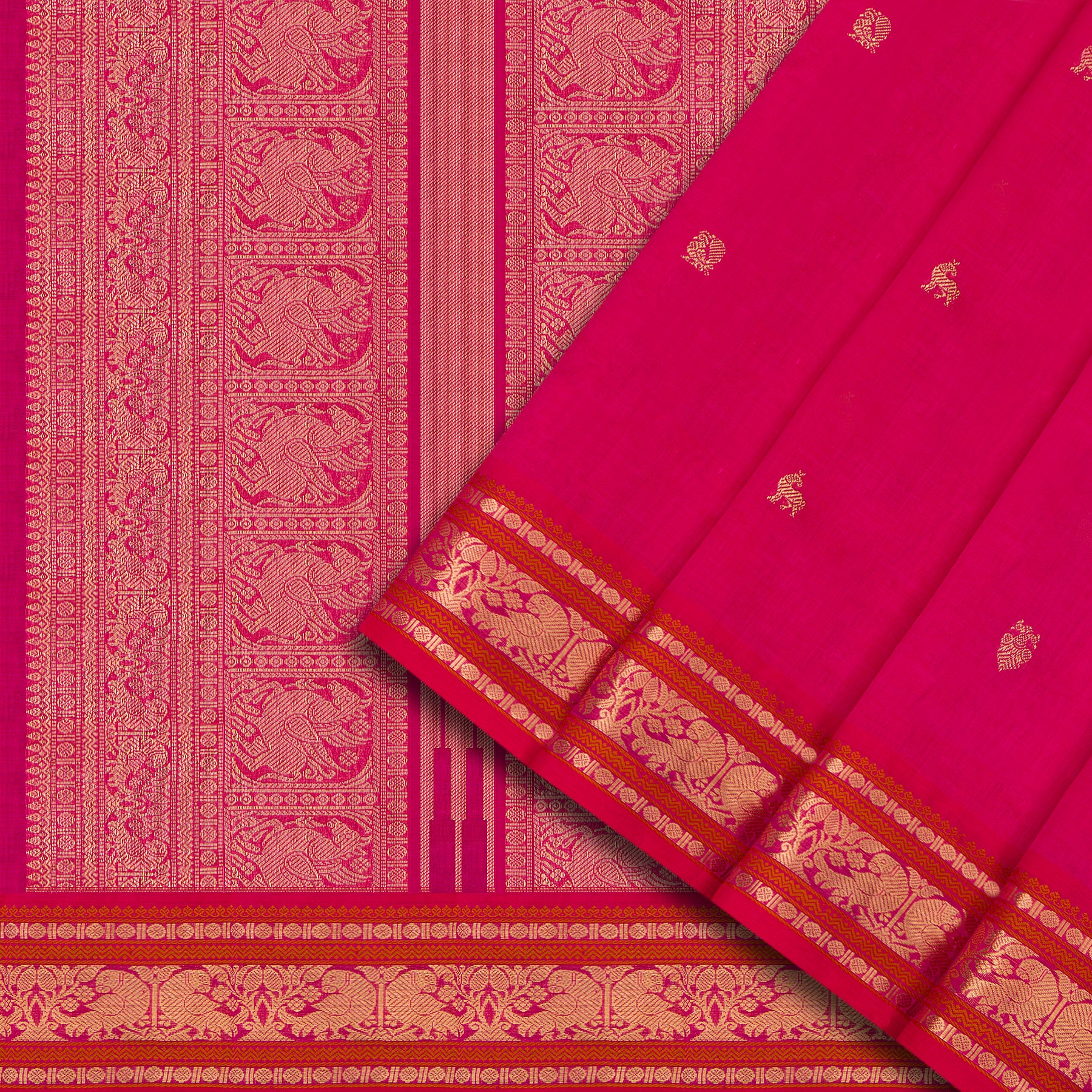 Kanakavalli Silk/Cotton Sari 25-613-HS005-00593 - Cover View