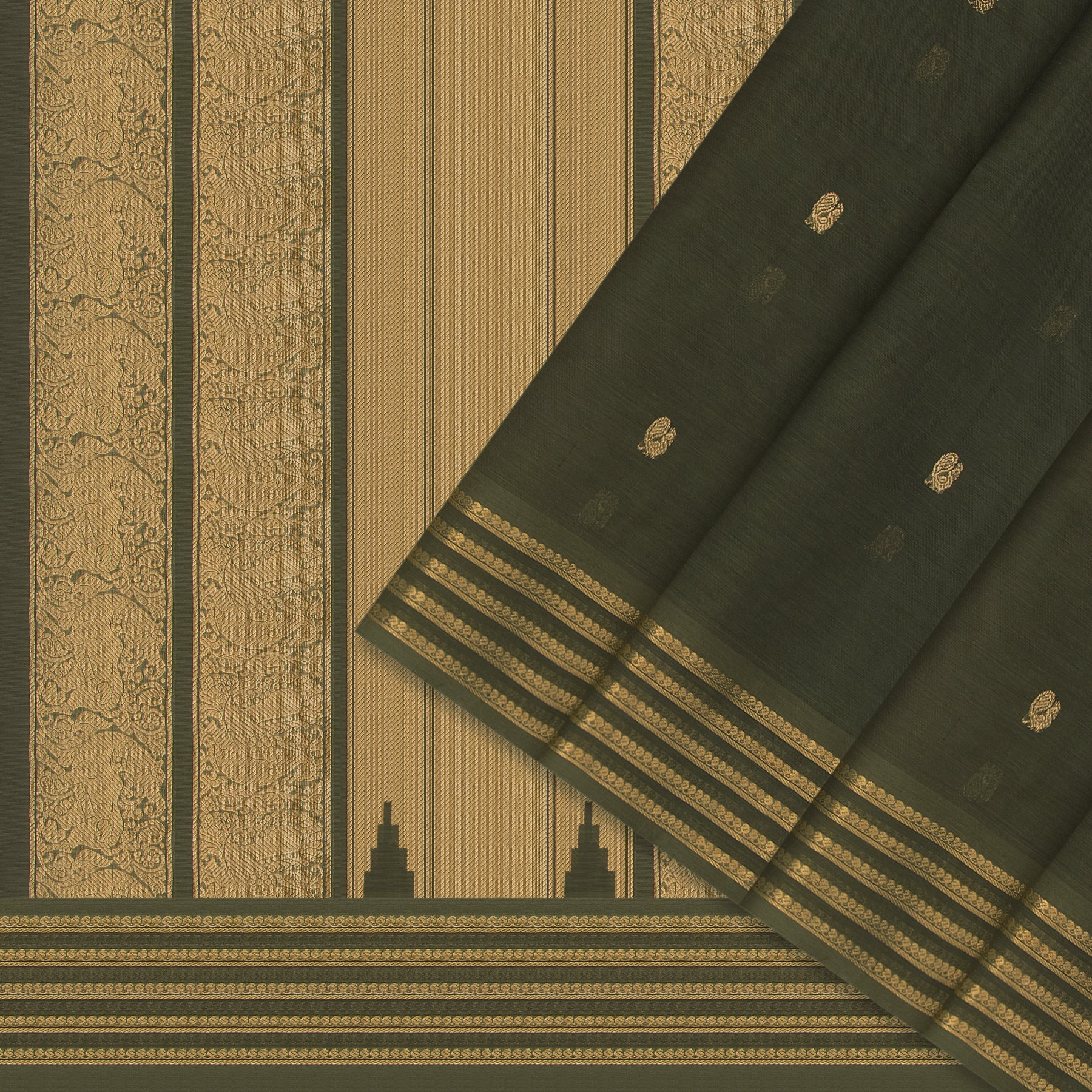 Kanakavalli Silk/Cotton Sari 25-613-HS005-00601 - Cover View