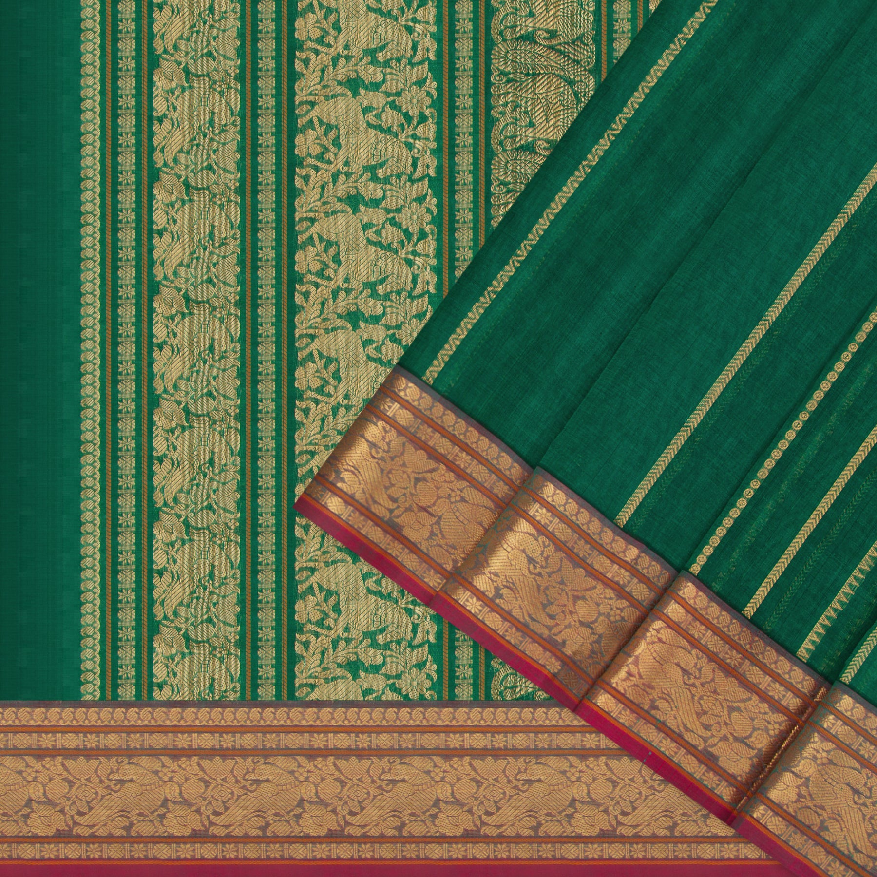 Kanakavalli Silk/Cotton Sari 25-613-HS005-00623 - Cover View