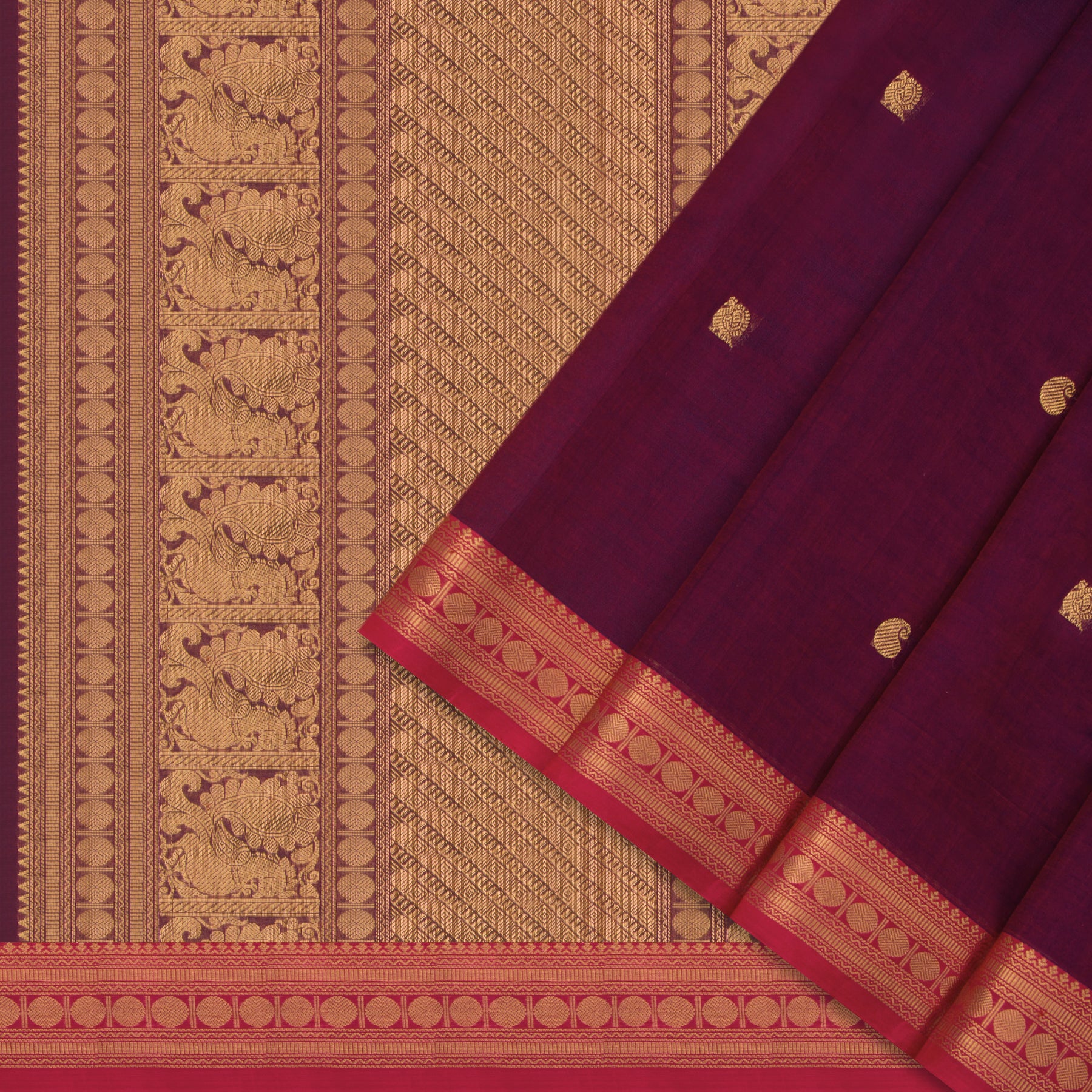 Kanakavalli Silk/Cotton Sari 25-613-HS005-00662 - Cover View
