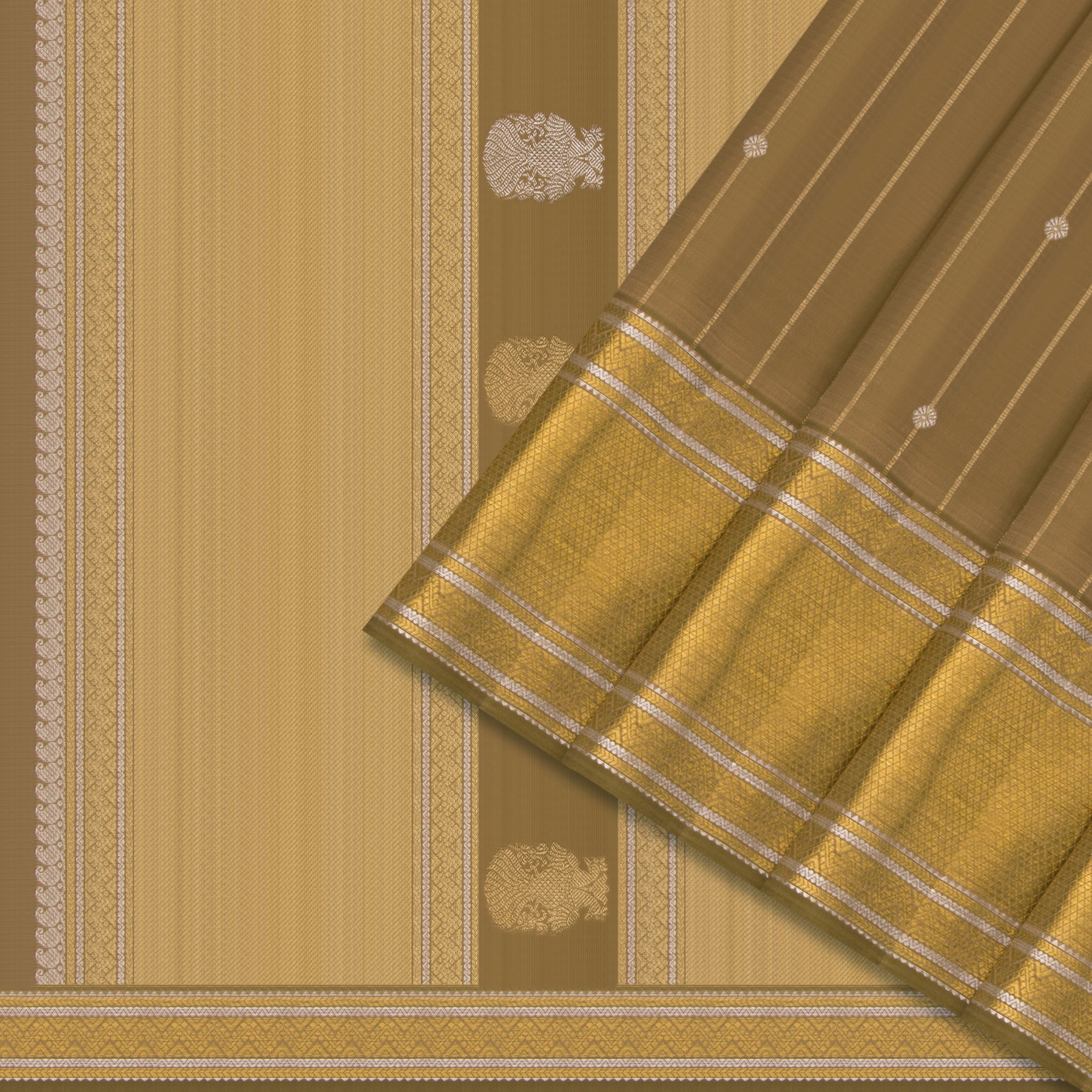 Kanakavalli Kanjivaram Silk Sari 25-615-HS001-00418 - Cover View