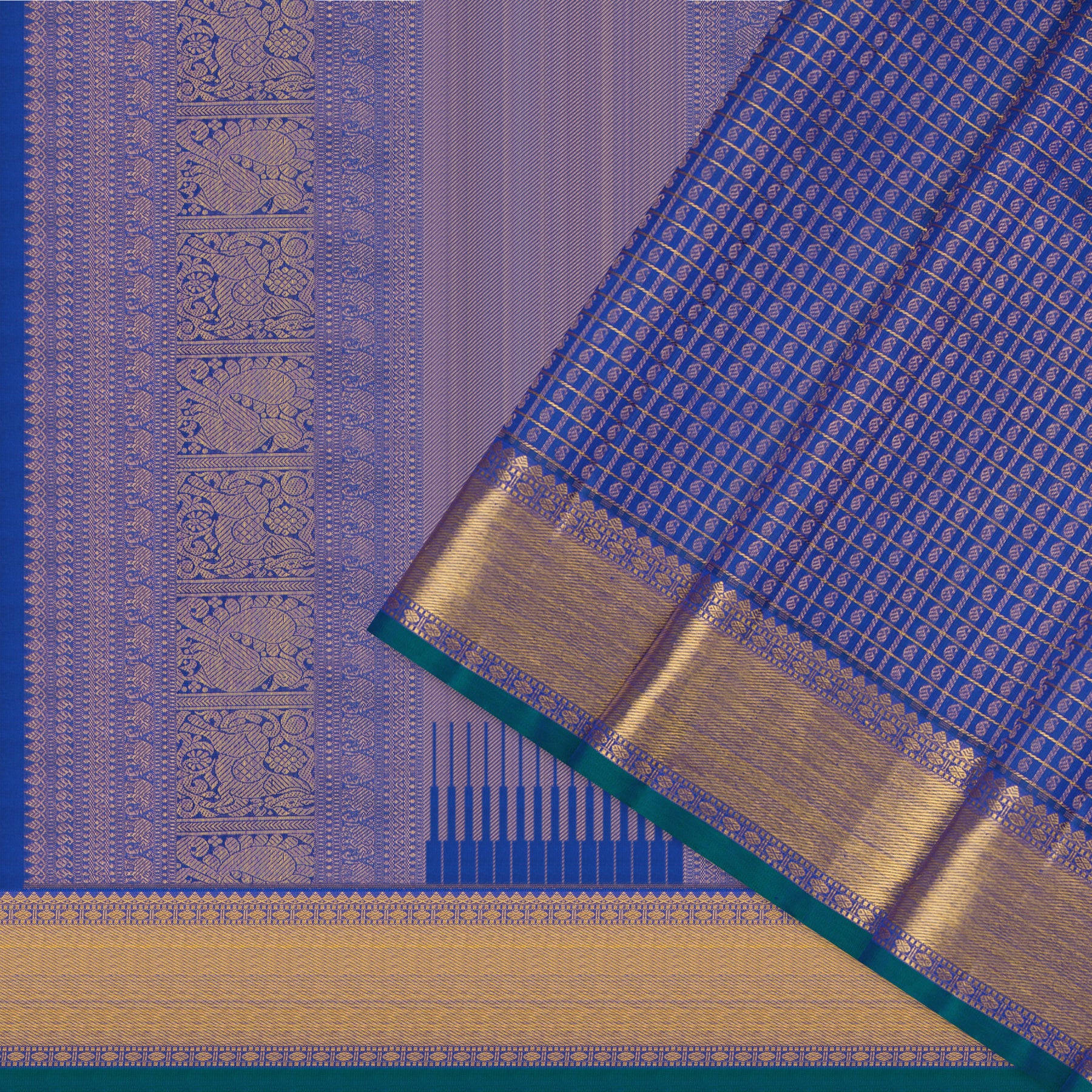 Kanakavalli Kanjivaram Silk Sari 25-615-HS001-00422 - Cover View