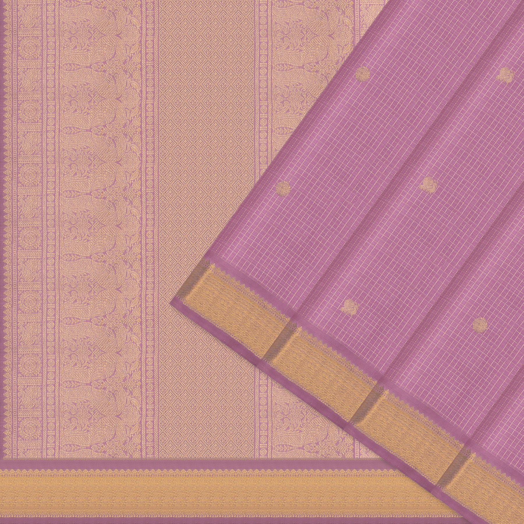 Kanakavalli Kanjivaram Silk Sari 25-615-HS001-00466 - Cover View