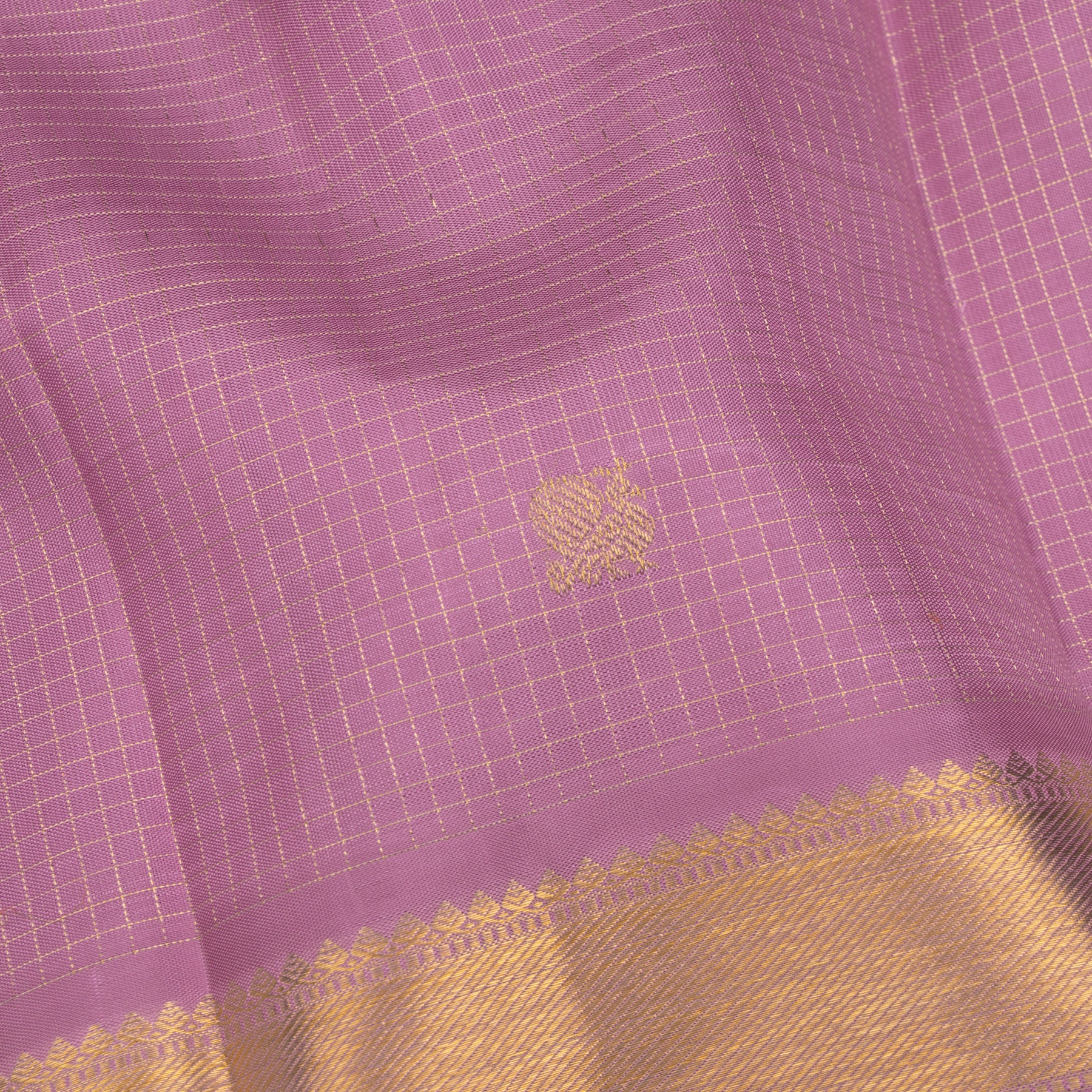 Kanakavalli Kanjivaram Silk Sari 25-615-HS001-00466 - Fabric View