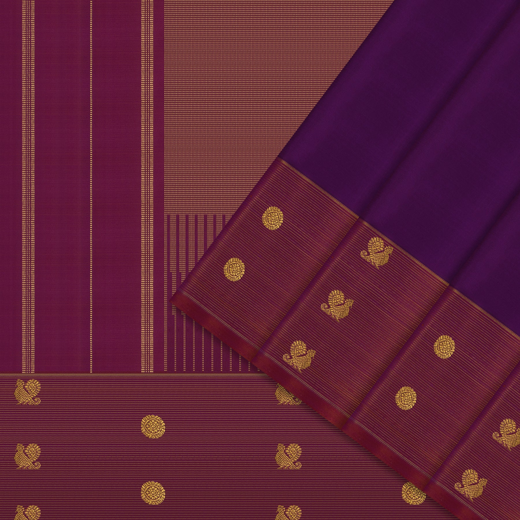 Kanakavalli Kanjivaram Silk Sari 25-615-HS001-00474 - Cover View