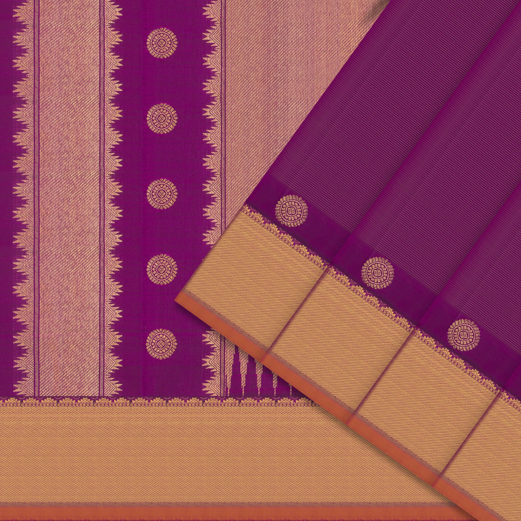 Kanakavalli Kanjivaram Silk Sari 25-615-HS001-00503 - Cover View