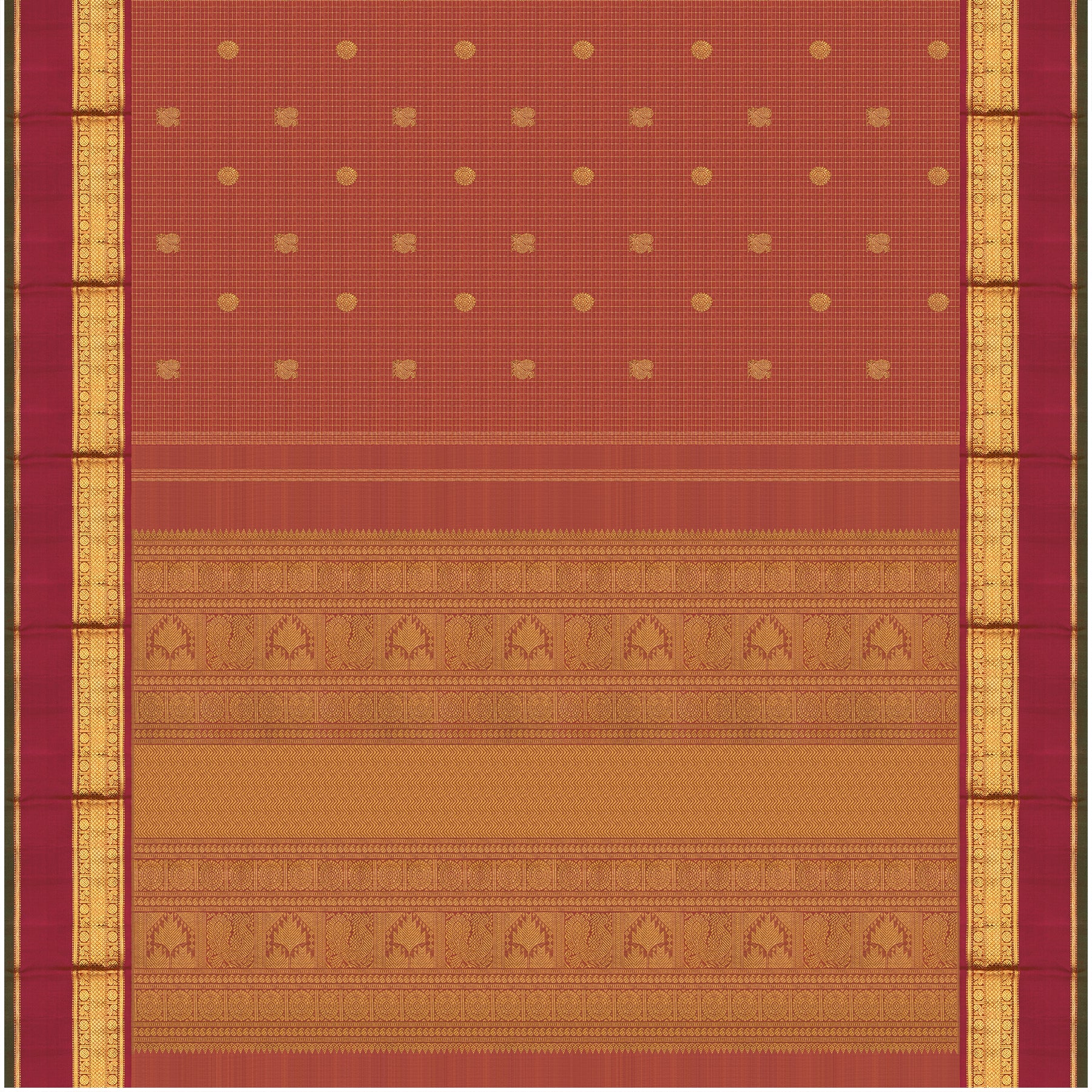 Kanakavalli Kanjivaram Silk Sari 25-615-HS001-00505 - Full View