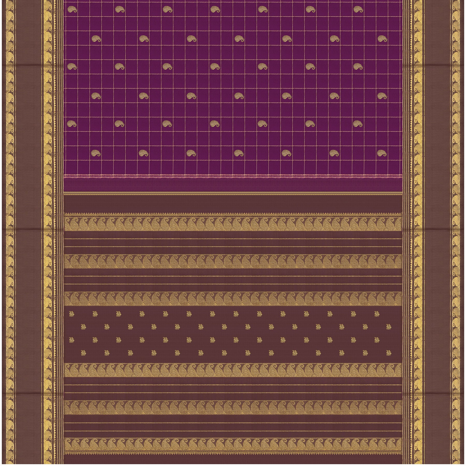 Kanakavalli Kanjivaram Silk Sari 25-615-HS001-00526 - Full View