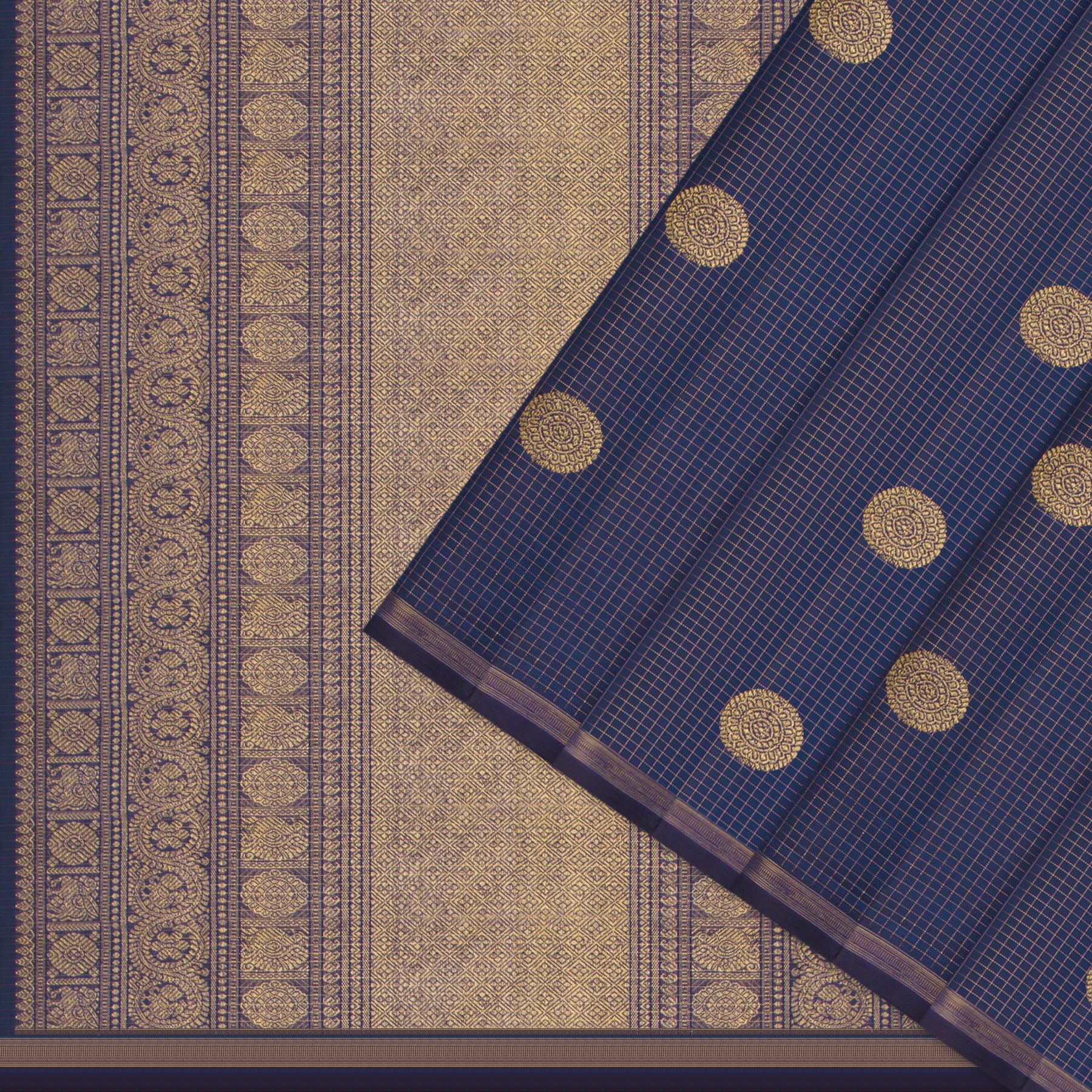 Kanakavalli Kanjivaram Silk Sari 25-615-HS001-00555 - Cover View