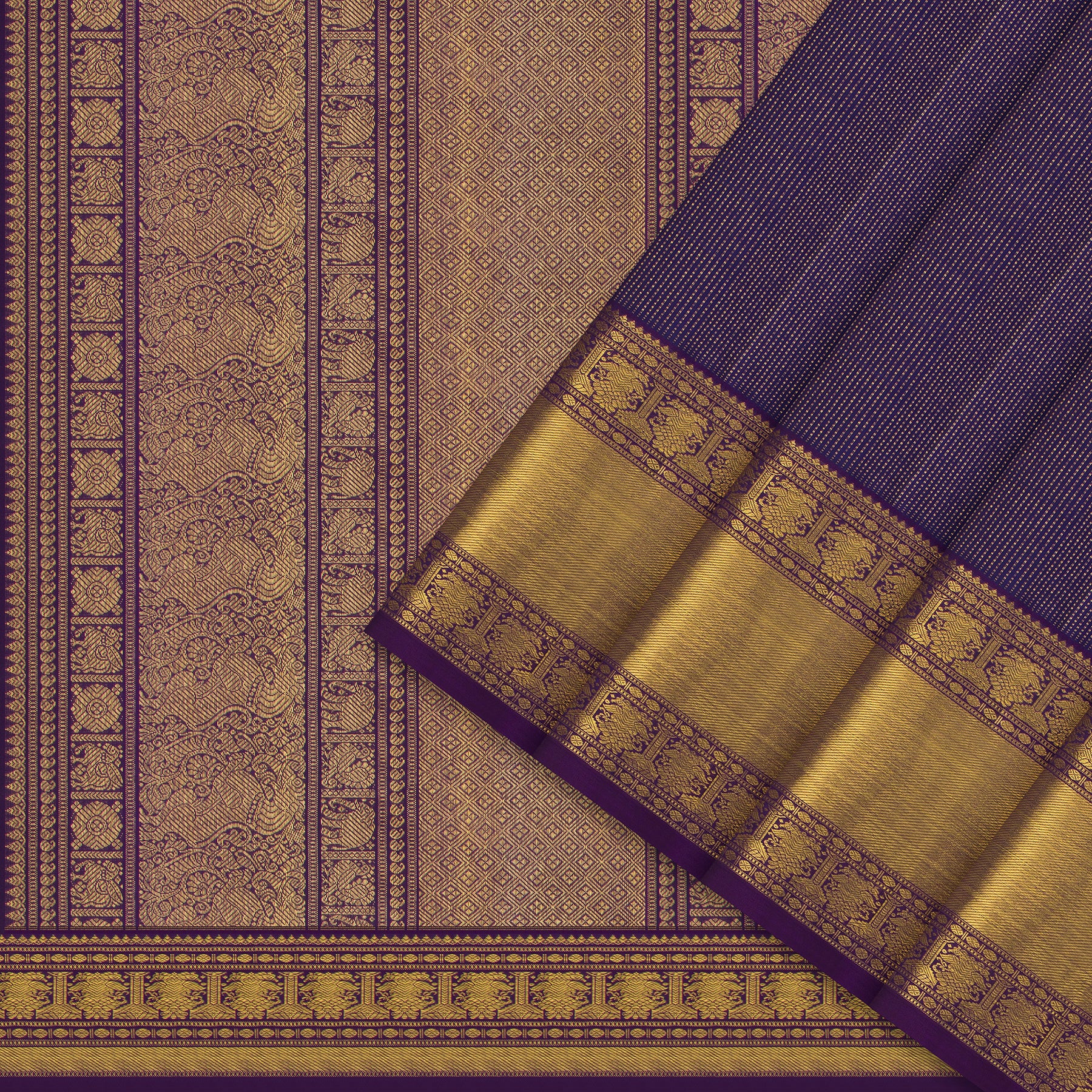 Kanakavalli Kanjivaram Silk Sari 25-615-HS001-01095 - Cover View