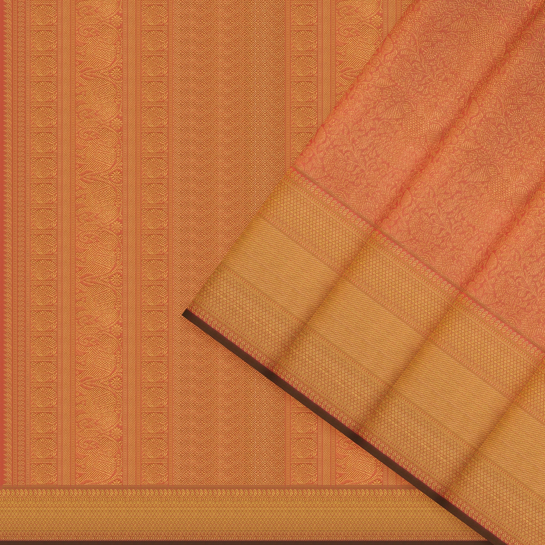 Kanakavalli Kanjivaram Silk Sari 25-615-HS001-01099 - Cover View 