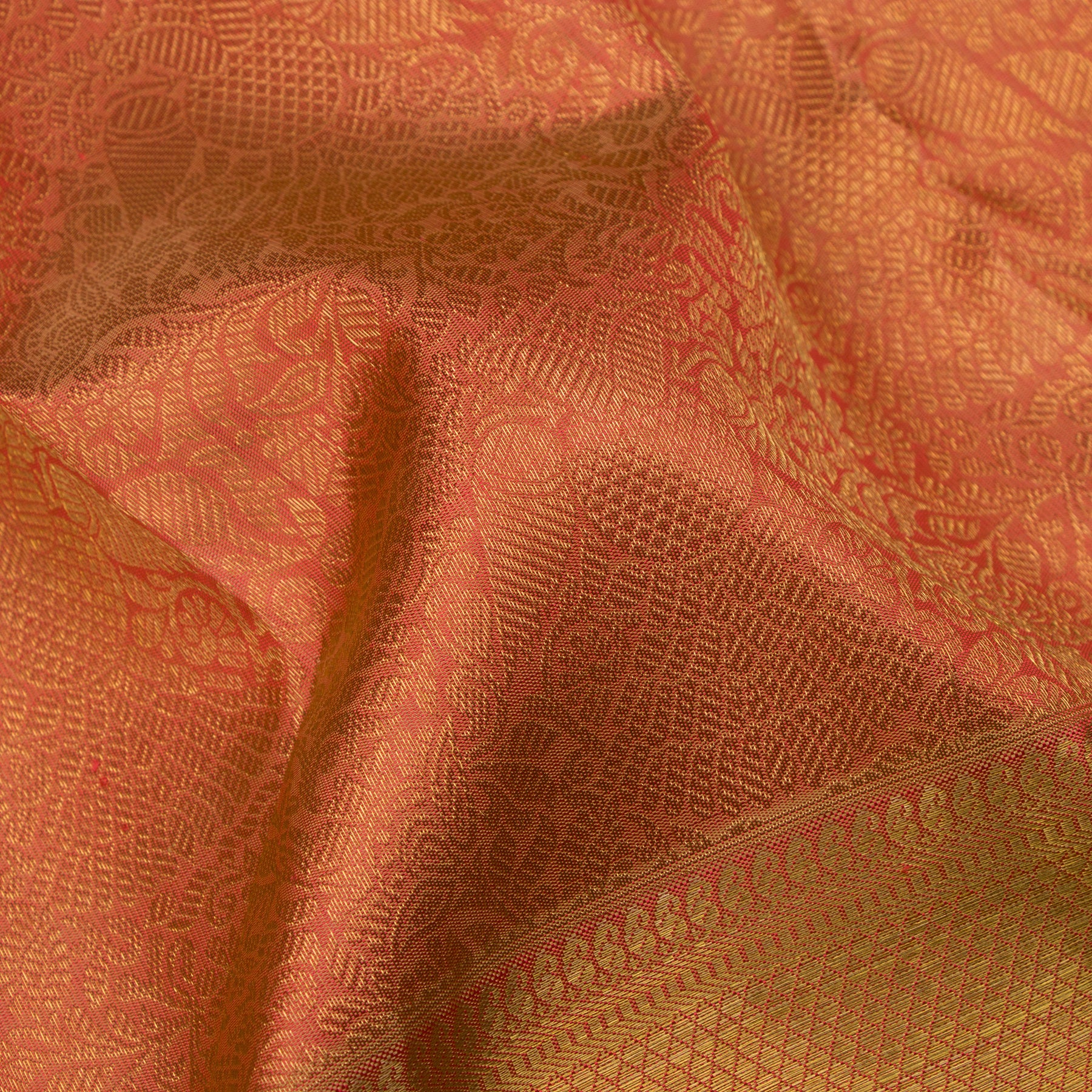 Kanakavalli Kanjivaram Silk Sari 25-615-HS001-01099 - Fabric View 
