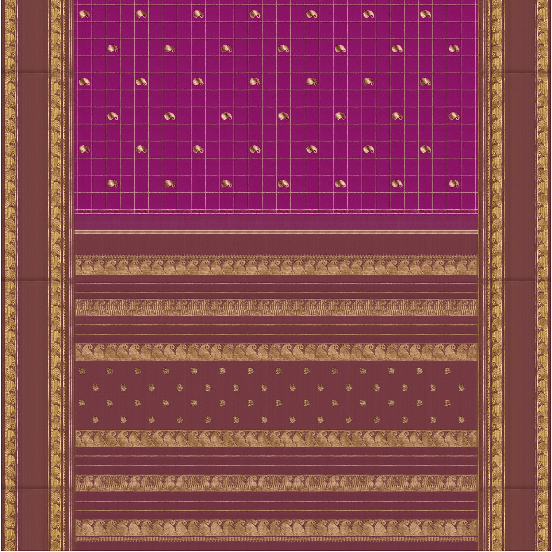 Kanakavalli Kanjivaram Silk Sari 25-615-HS001-01131 - Full View
