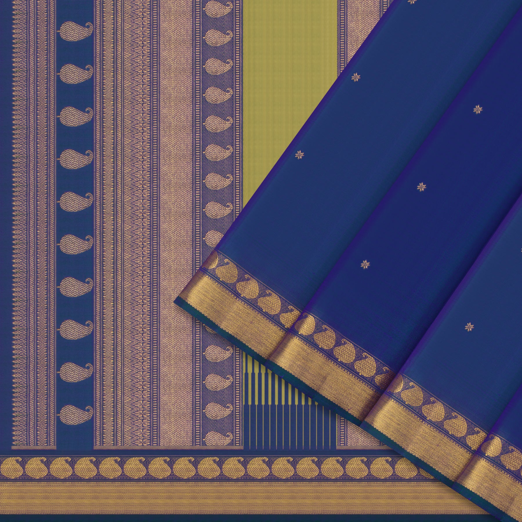 Kanakavalli Kanjivaram Silk Sari 25-615-HS001-01135 - Cover View